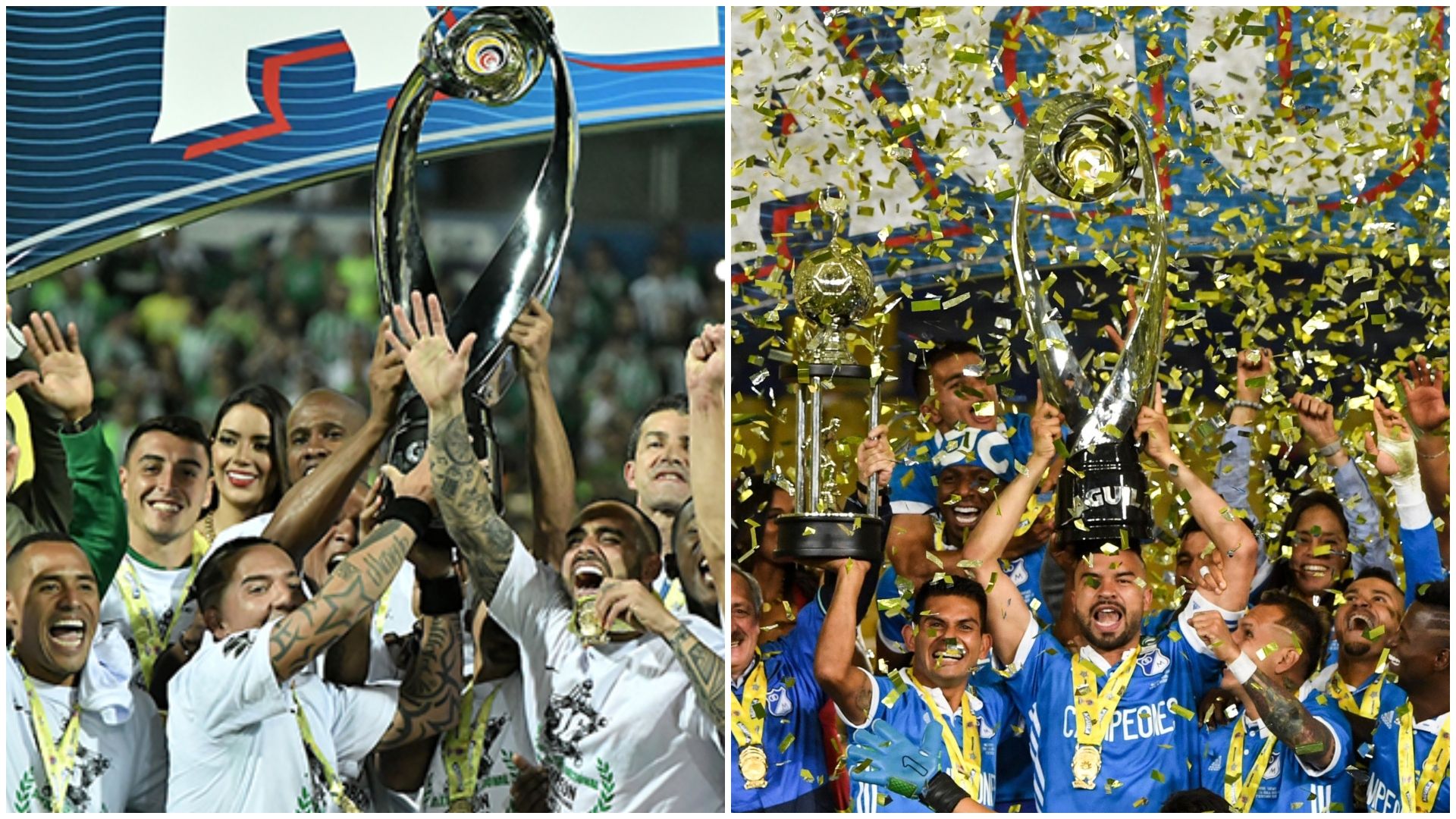 Nacional - Millonarios campeones mix