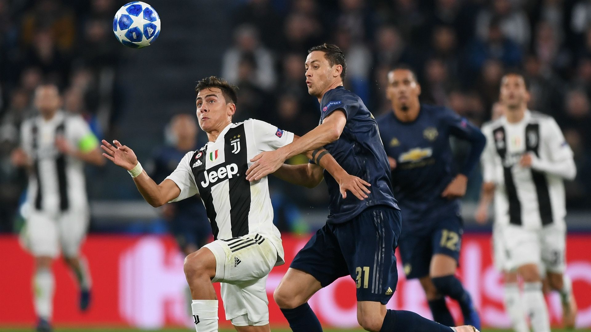 Paulo Dybala Nemanja Matic Juventus Manchester United