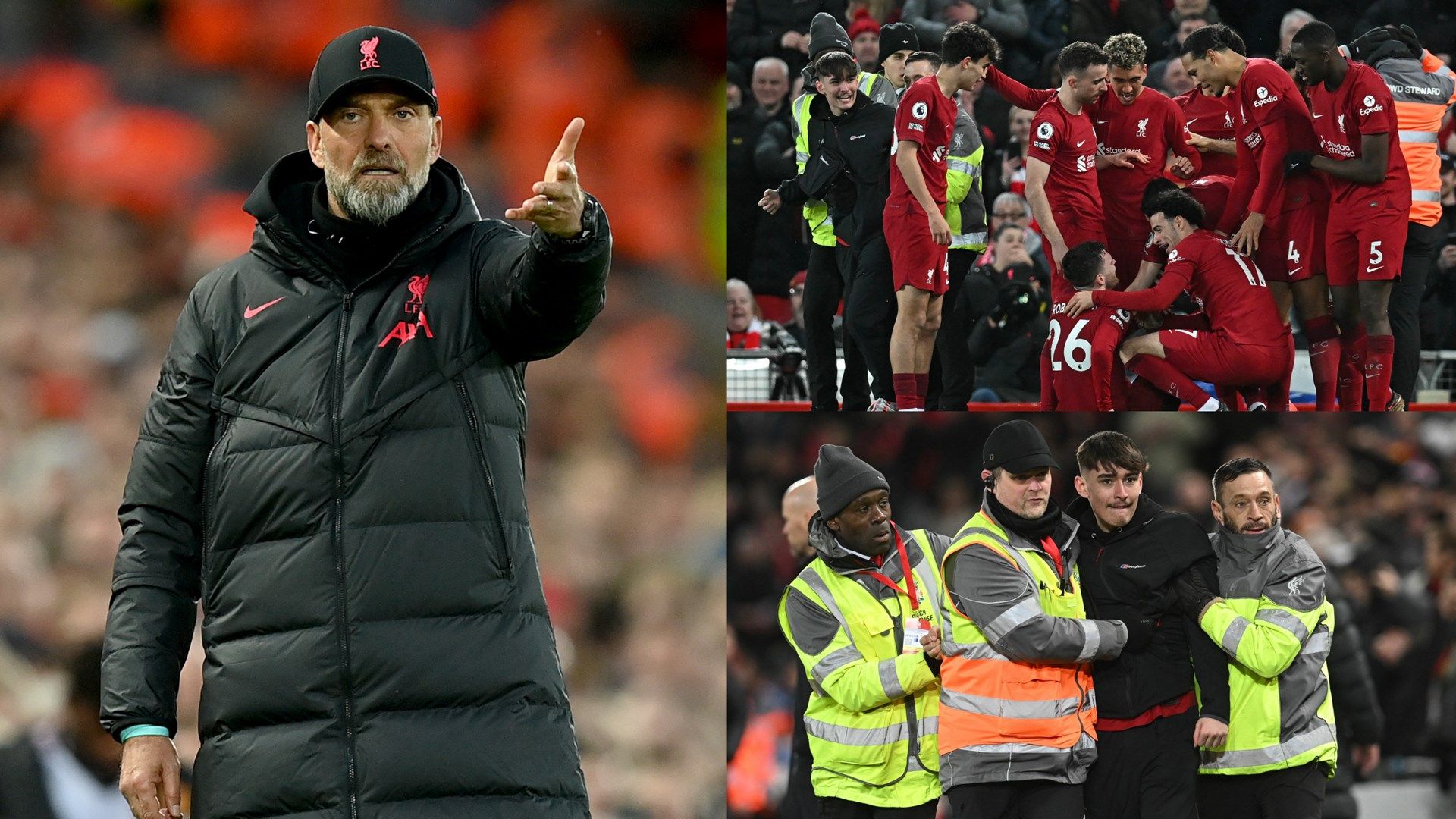 Klopp-Liverpool-Robertson-Firmino-Man-Utd-pitch-invader-GFX