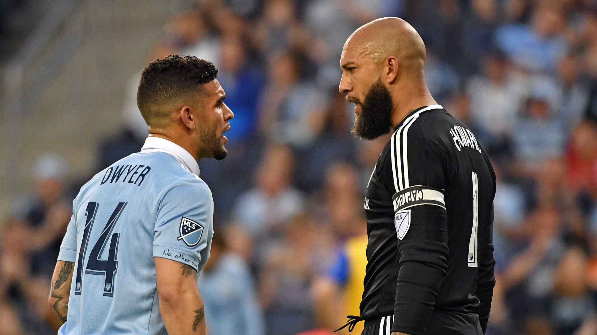 Dom Dwyer Tim Howard Sporting Kansas City Colorado Rapids