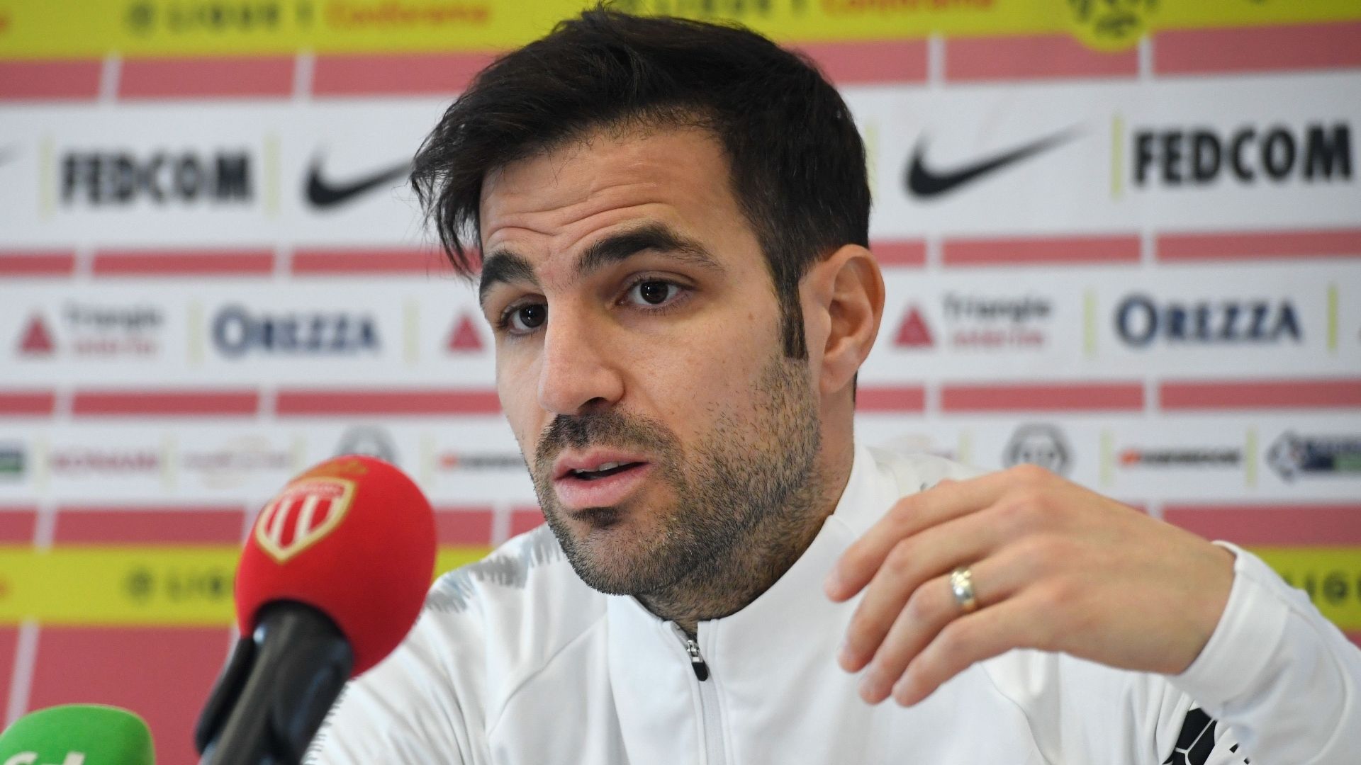 Cesc Fabregas, Monaco press conference