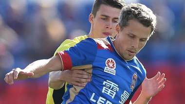 Morten Nordstrand Newcastle Jets v Central Coast Mariners A-League 26022017