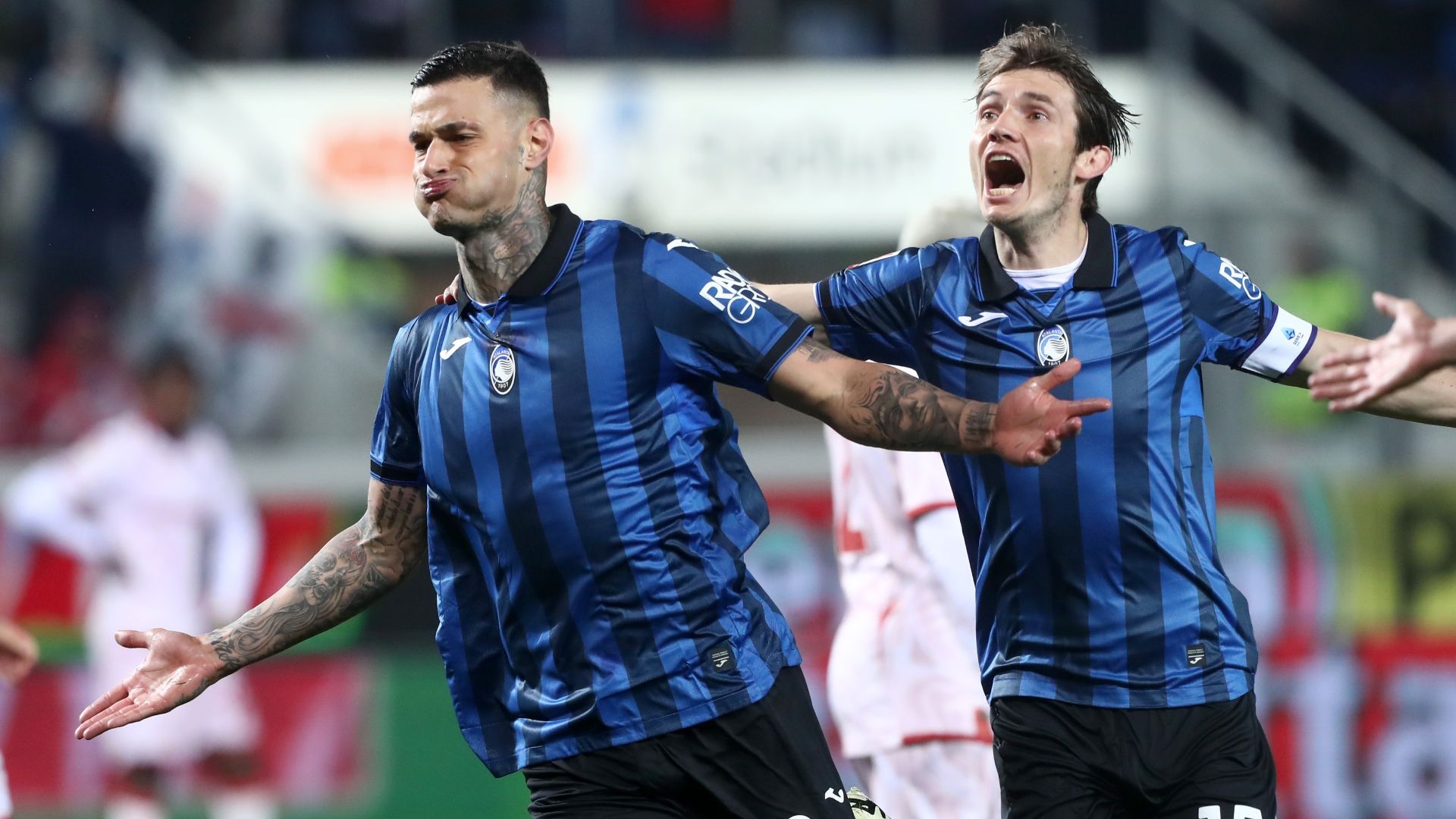 Atalanta esultanza Coppa Italia