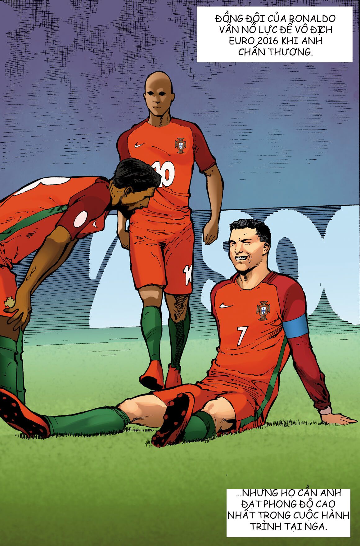 World Cup 2018 comic Ronaldo