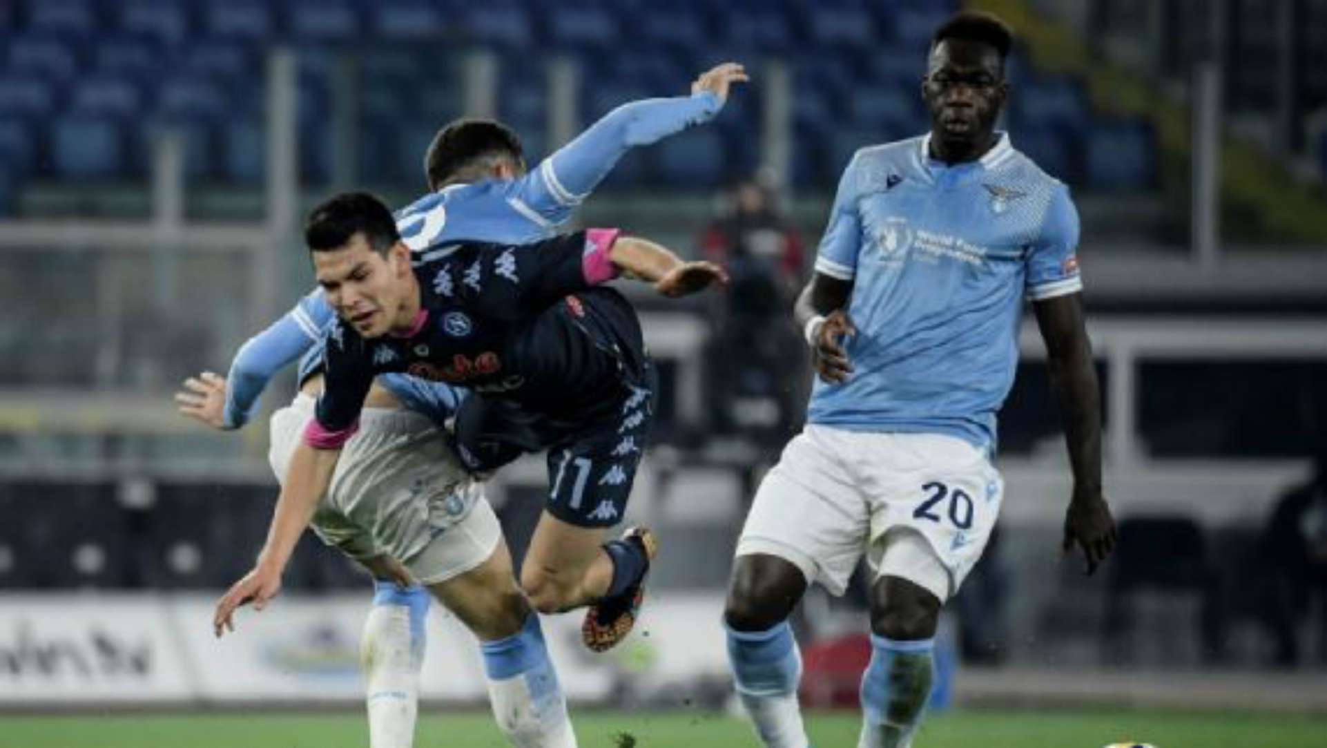 Chucky Lozano Lazio vs Napoli 2020