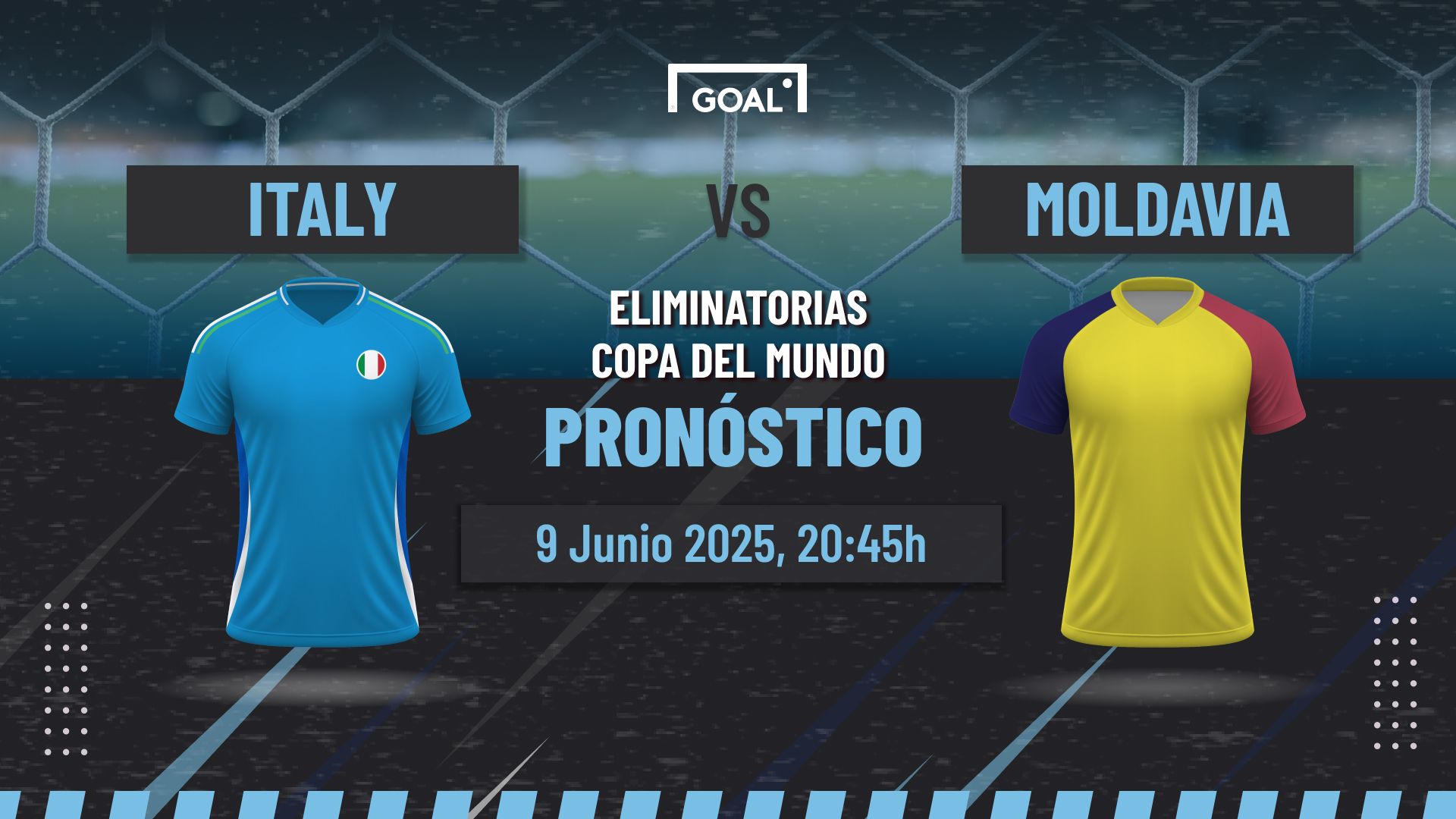 Italia vs Moldavia Pronóstico y Apuestas Eliminatorias Copa del Mundo | 09/06/25