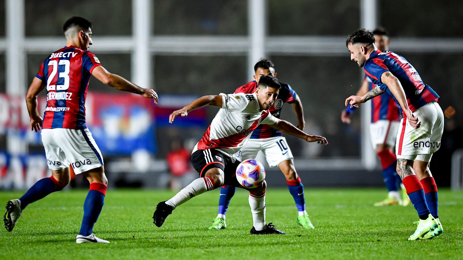 Enzo Perez Adam Bareiro San Lorenzo River Torneo Binance 08072023