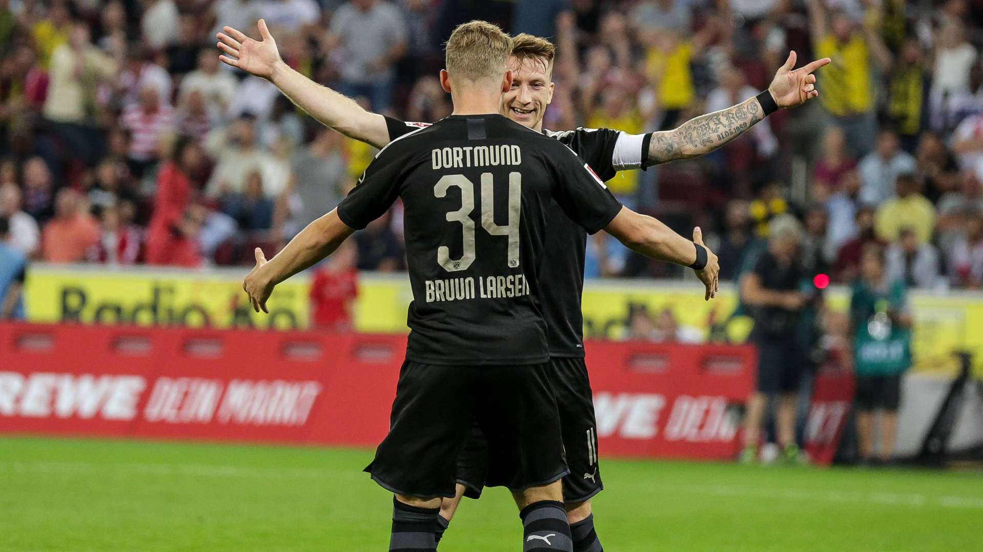 GERMANY ONLY Bruun Larsen Reus Borussia Dortmund BVB
