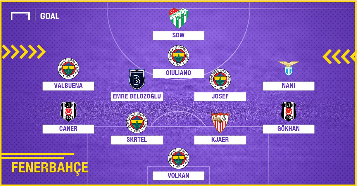 Fenerbahce 2010 2018 composition