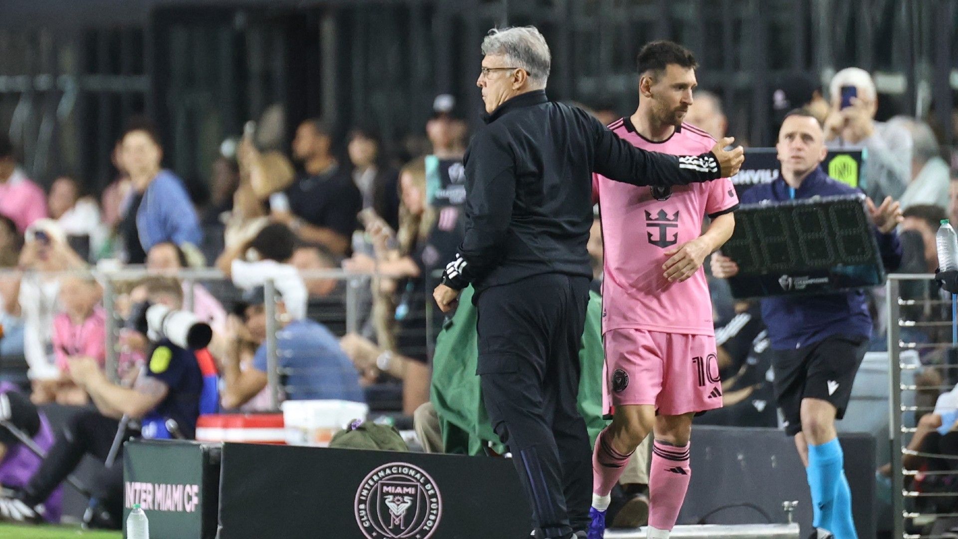 Lionel Messi Tata Martino Inter Miami Nashville Concachampions 13032024