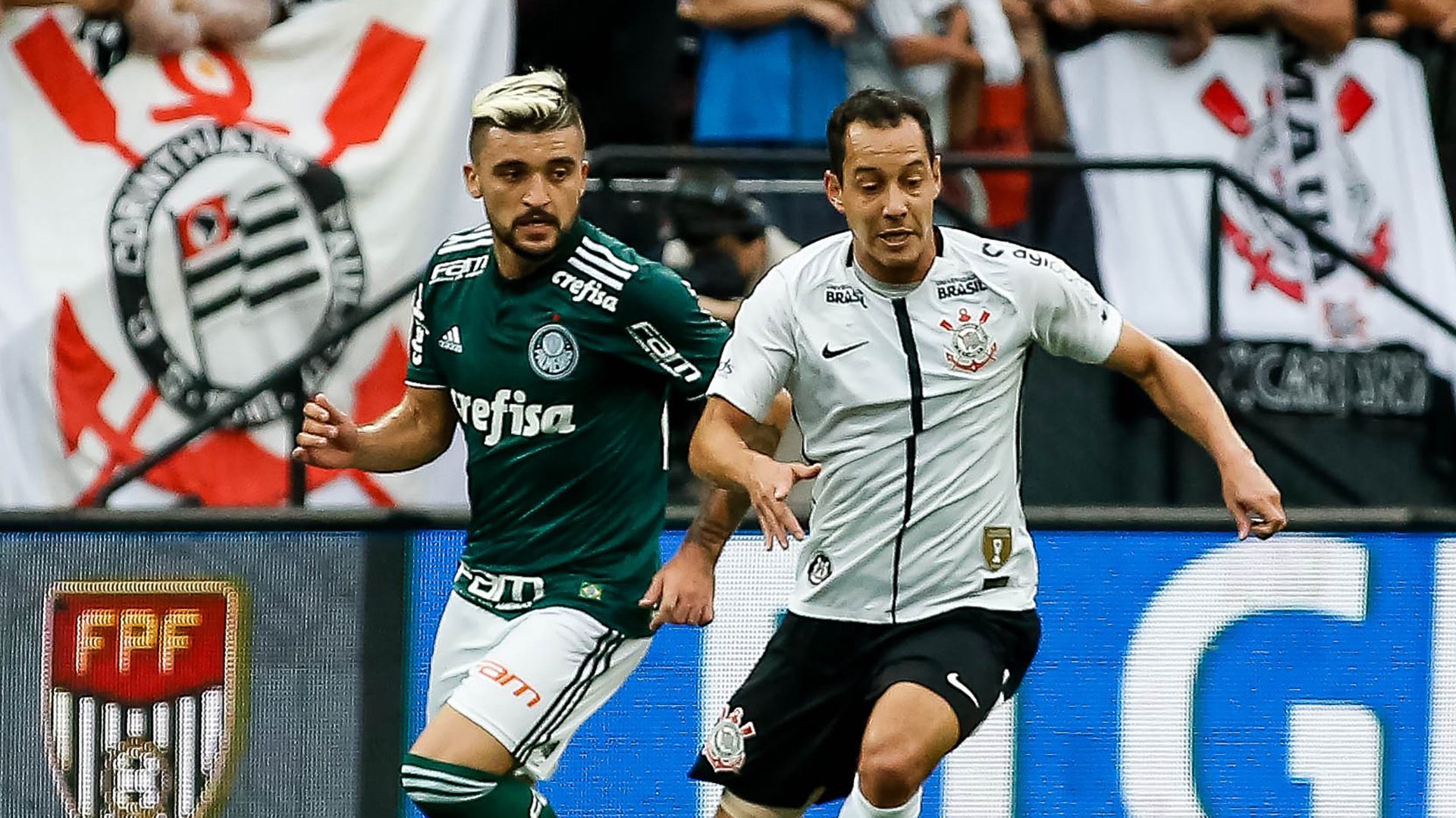Rodriguinho Victor Luis Corinthians Palmeiras 31032018 Paulista Final