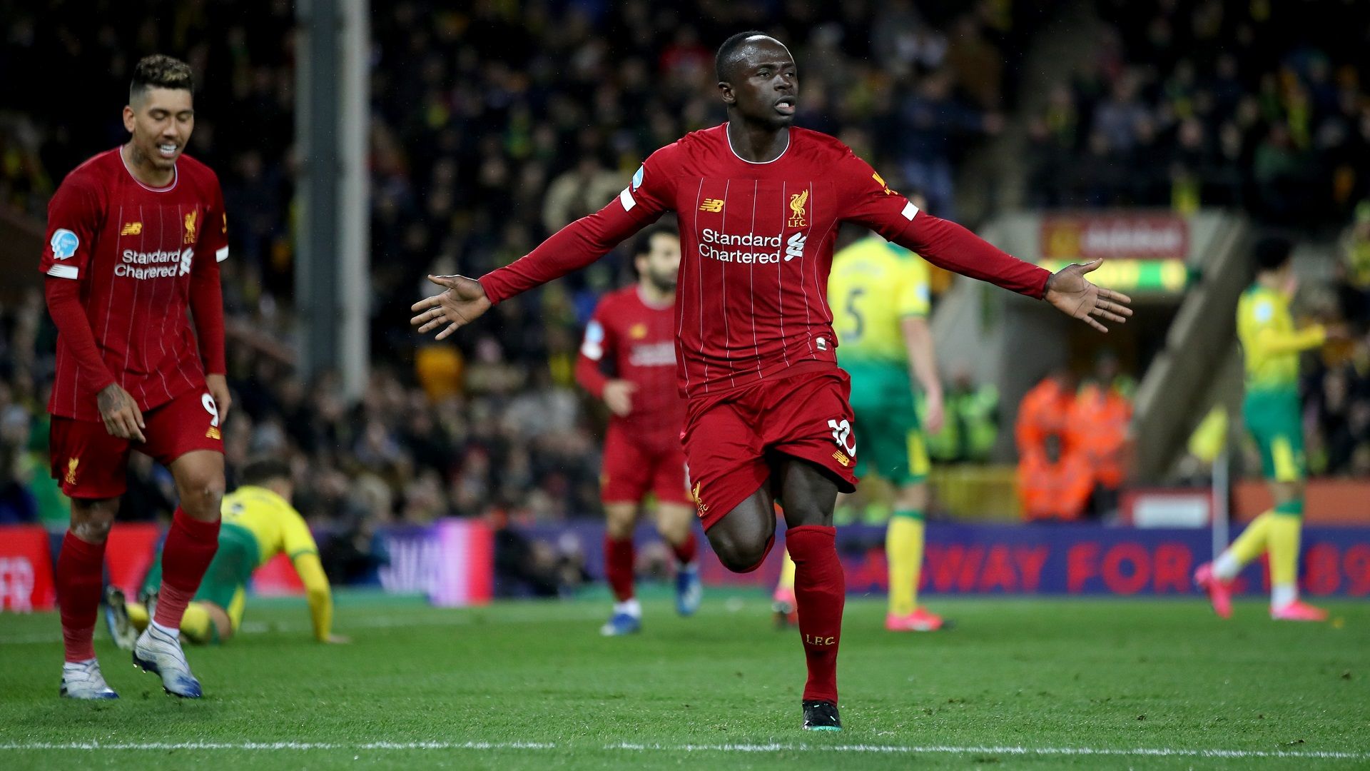 Sadio Mane Liverpool Norwich City