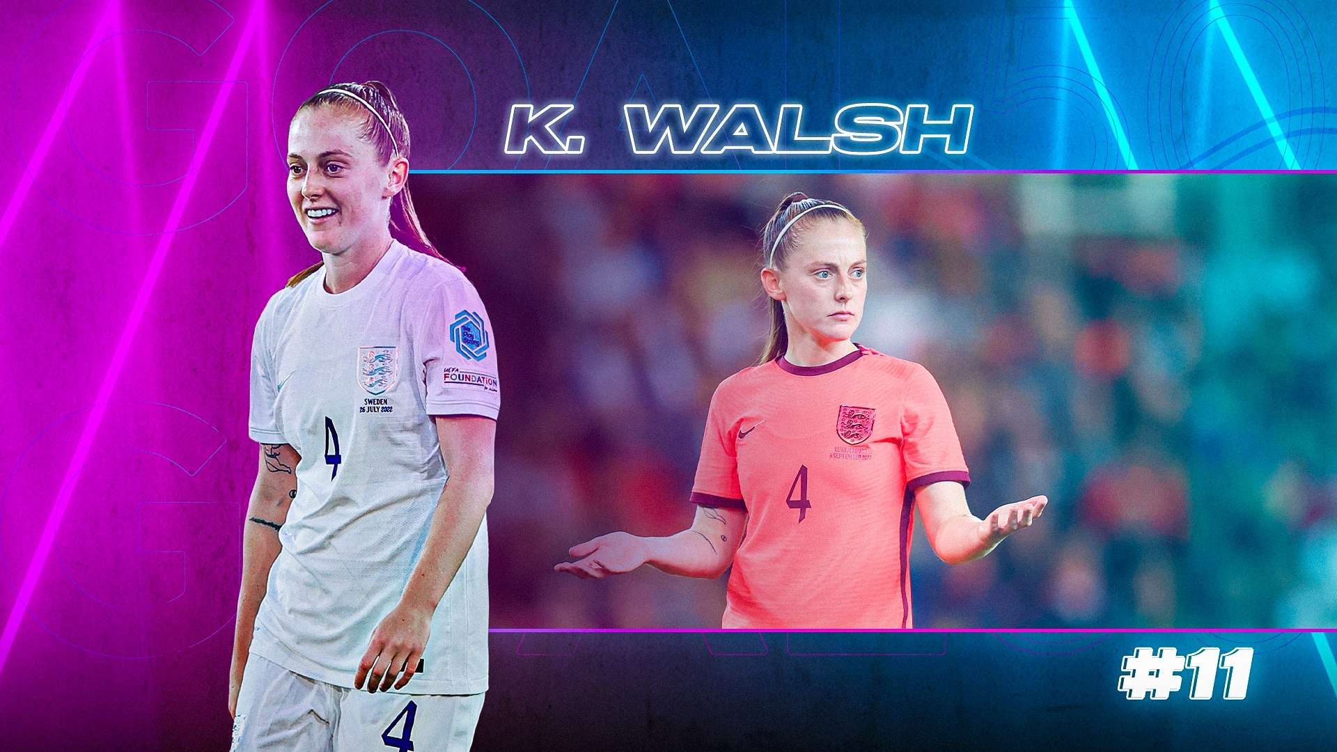 GOAL50 2022 Keira Walsh GFX Ranking