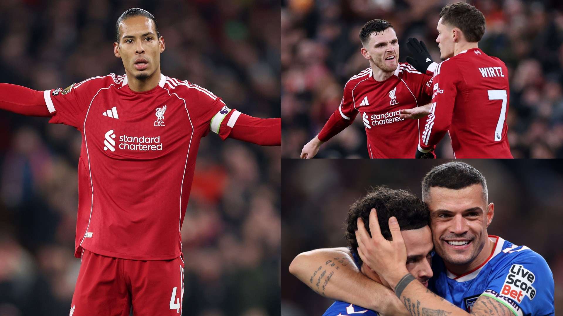 Virgil van Dijk Florian Wirtz Liverpool Sunderland 2025