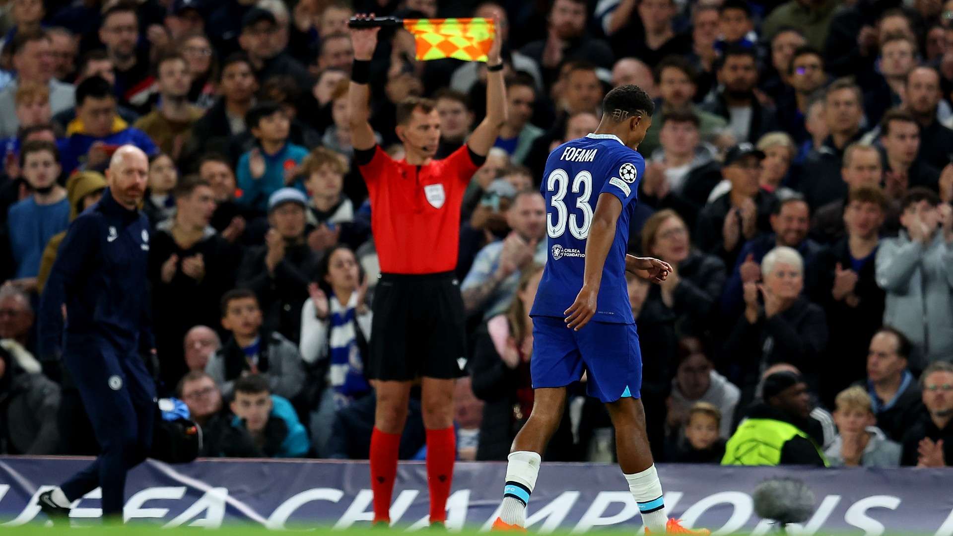 Wesley Fofana substitute Chelsea 2022-23