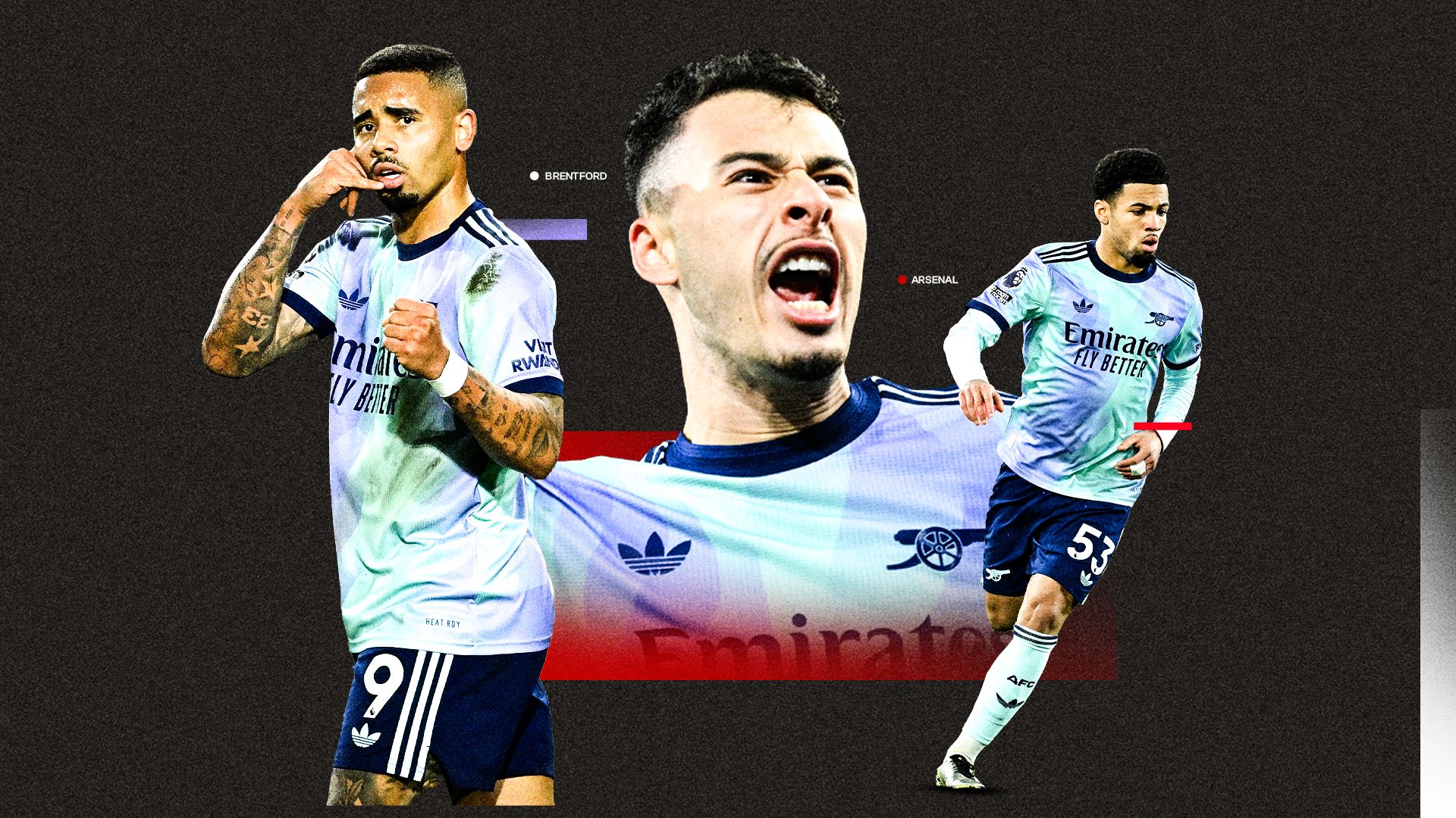 Arsenal Brentford ratings GFX