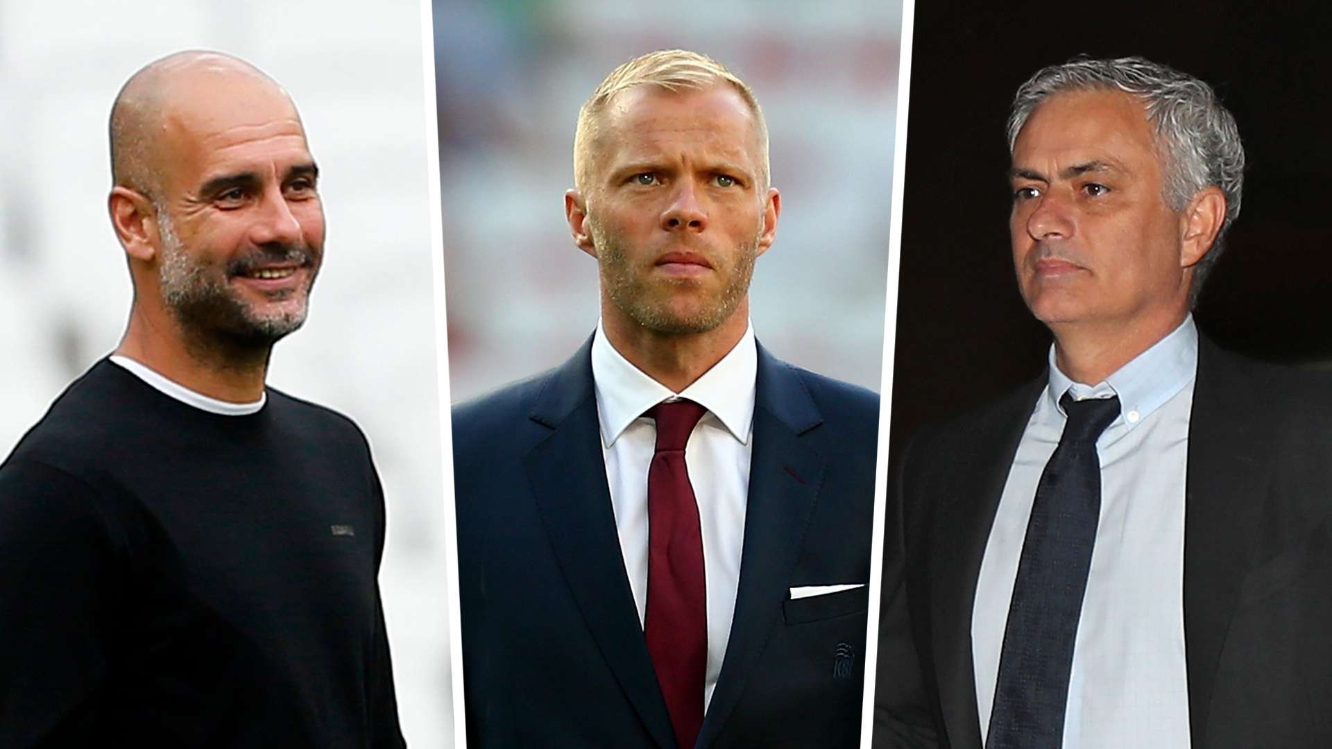Pep Guardiola, Eidur Gudjohnsen, Jose Mourinho