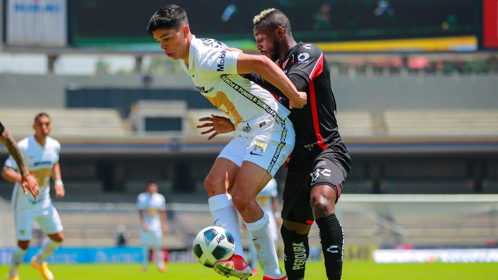 Julián Quiñones Amaury García Pumas vs Atlas Apertura 2021