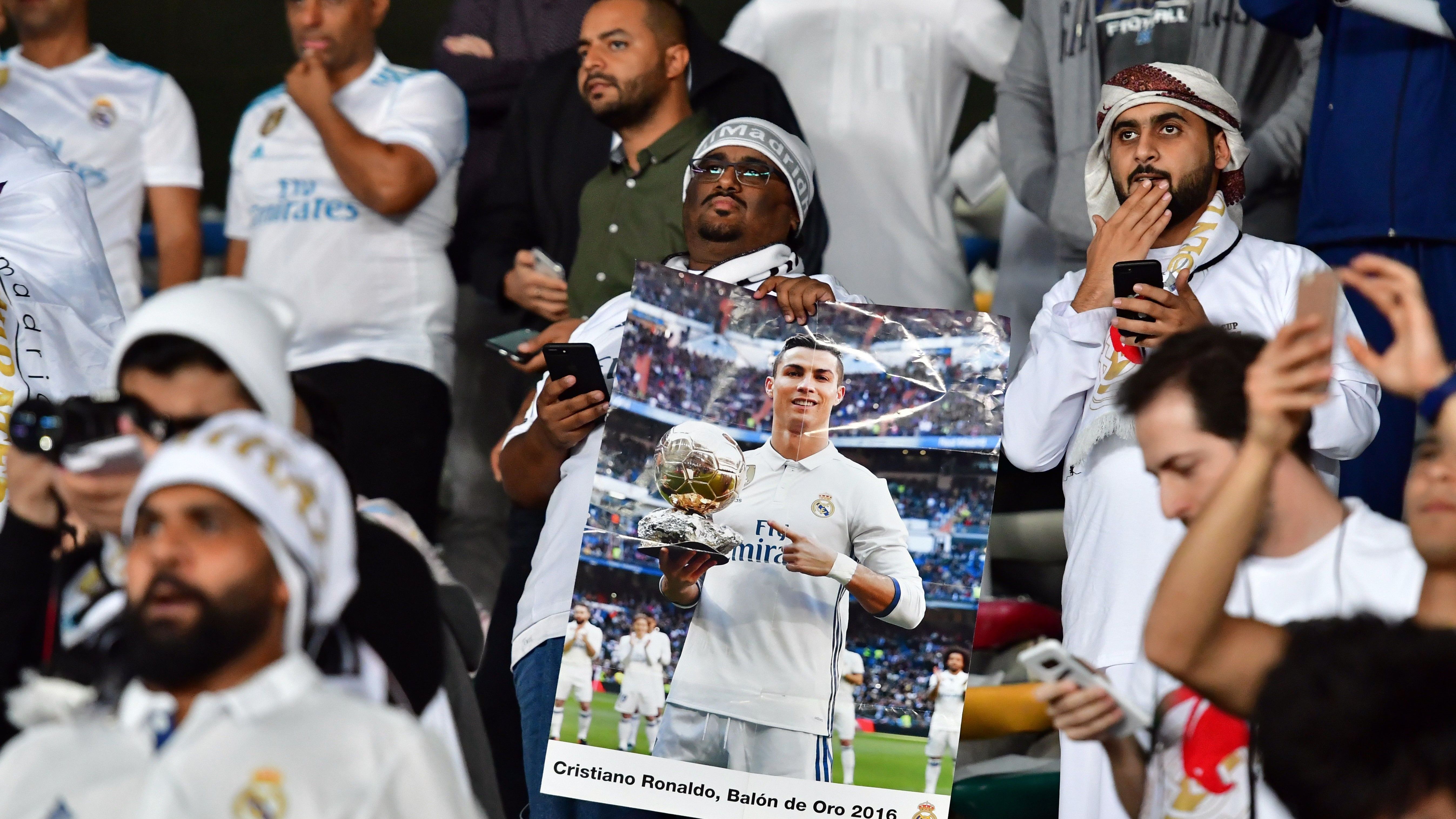 Fans Cristiano Ronaldo Real Madrid Al Jazira Club World Cup 13122017