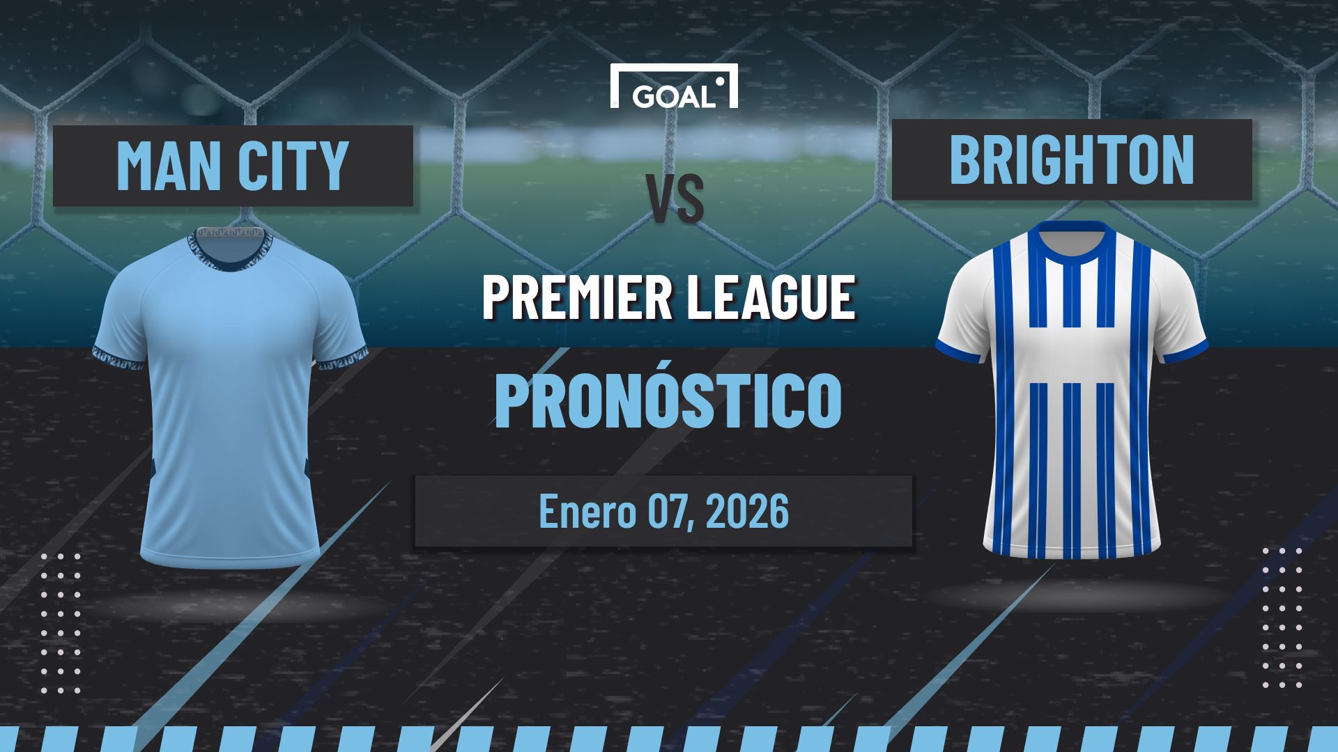 Manchester City vs Brighton Pronóstico y Apuestas Premier League | 07/01/26