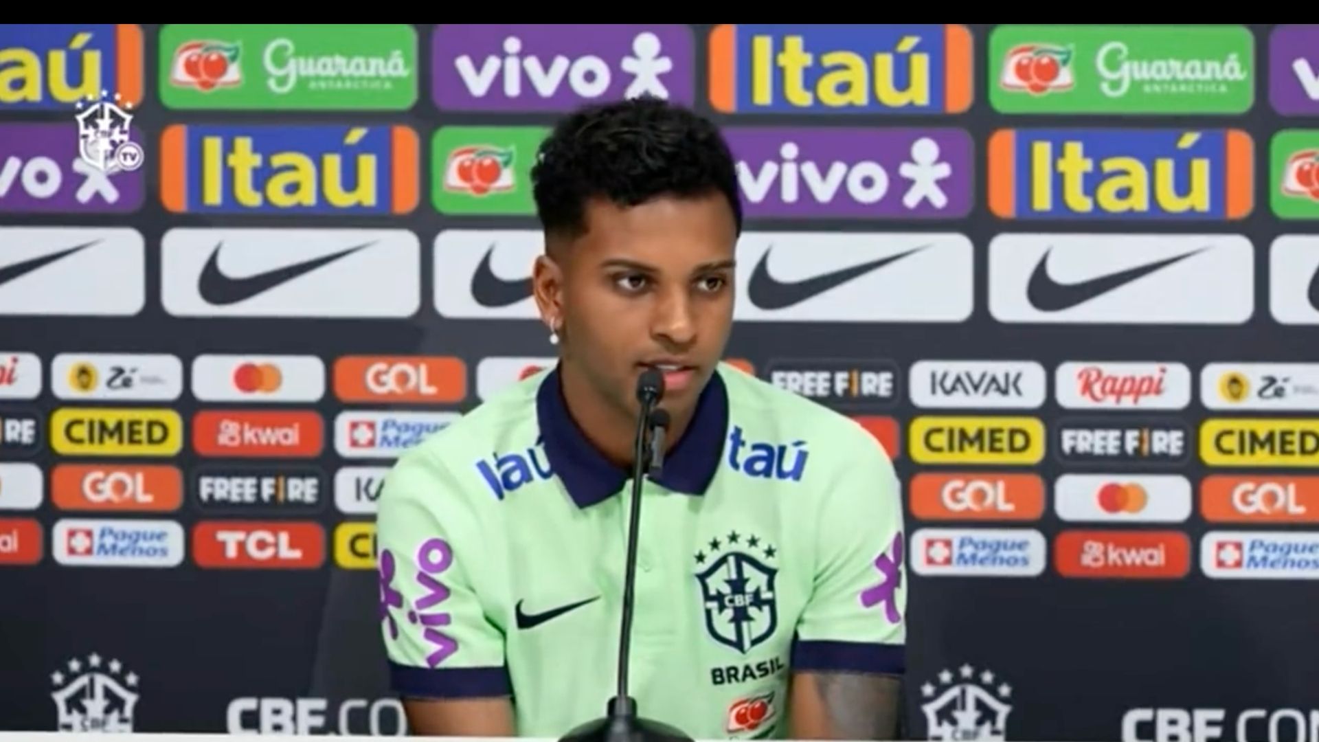 Rodrygo rueda de prensa Brasil