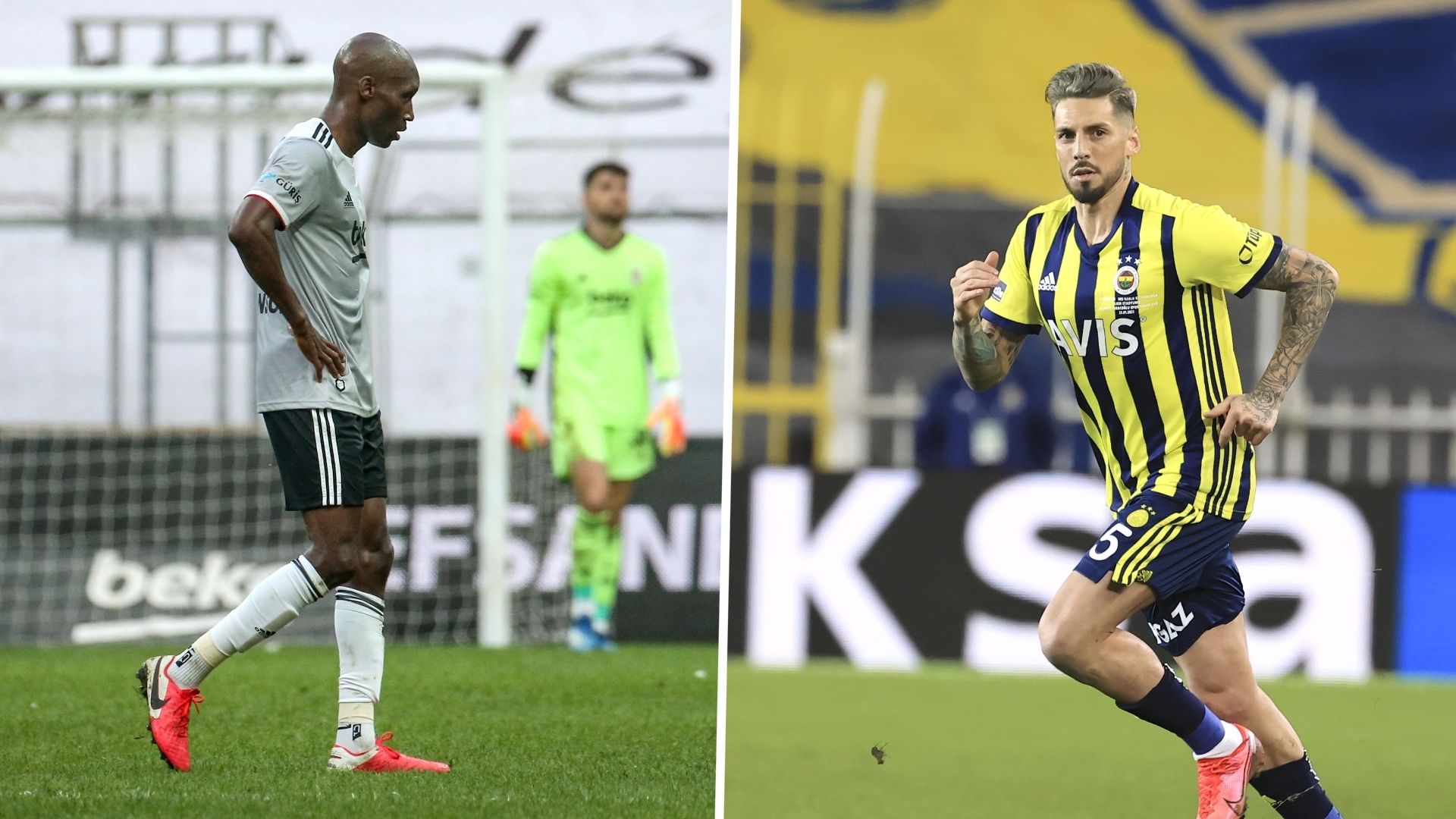 Atiba Hutchinson Jose Sosa Besiktas Fenerbahce