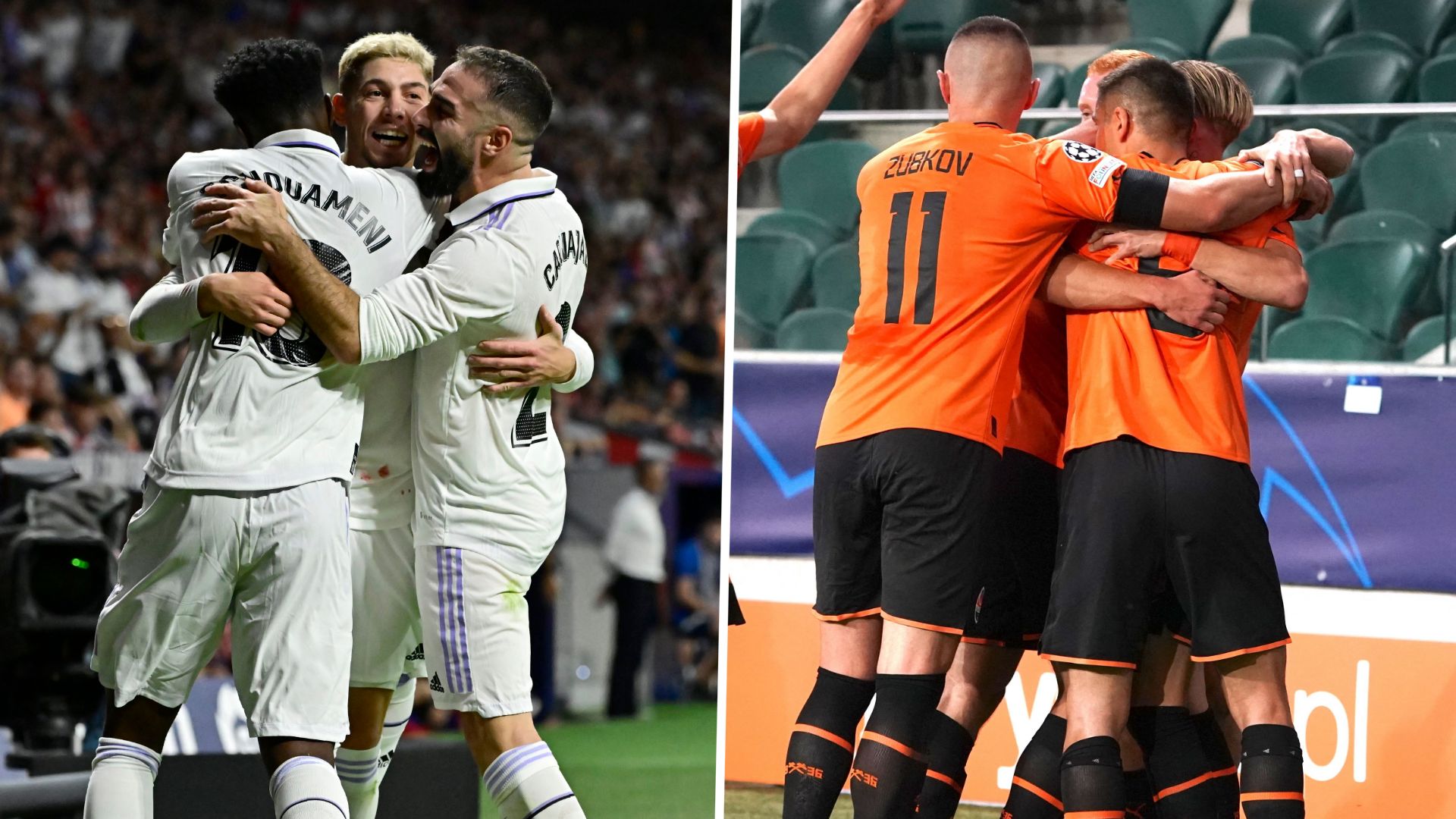 Real Madrid Shakhtar Donetsk Liga Champions