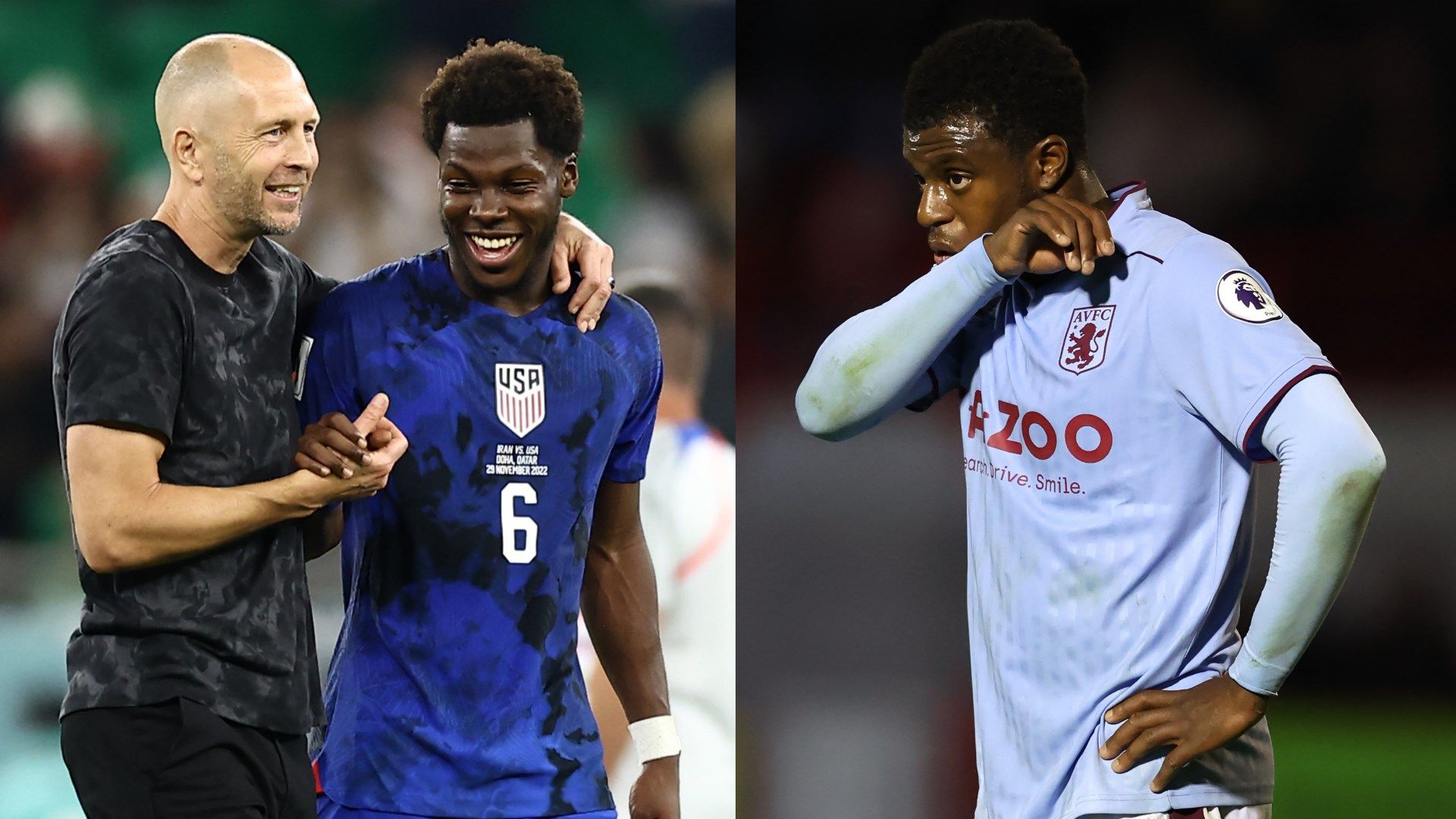 Declan Frith Gregg Berhalter Yunus Musah split