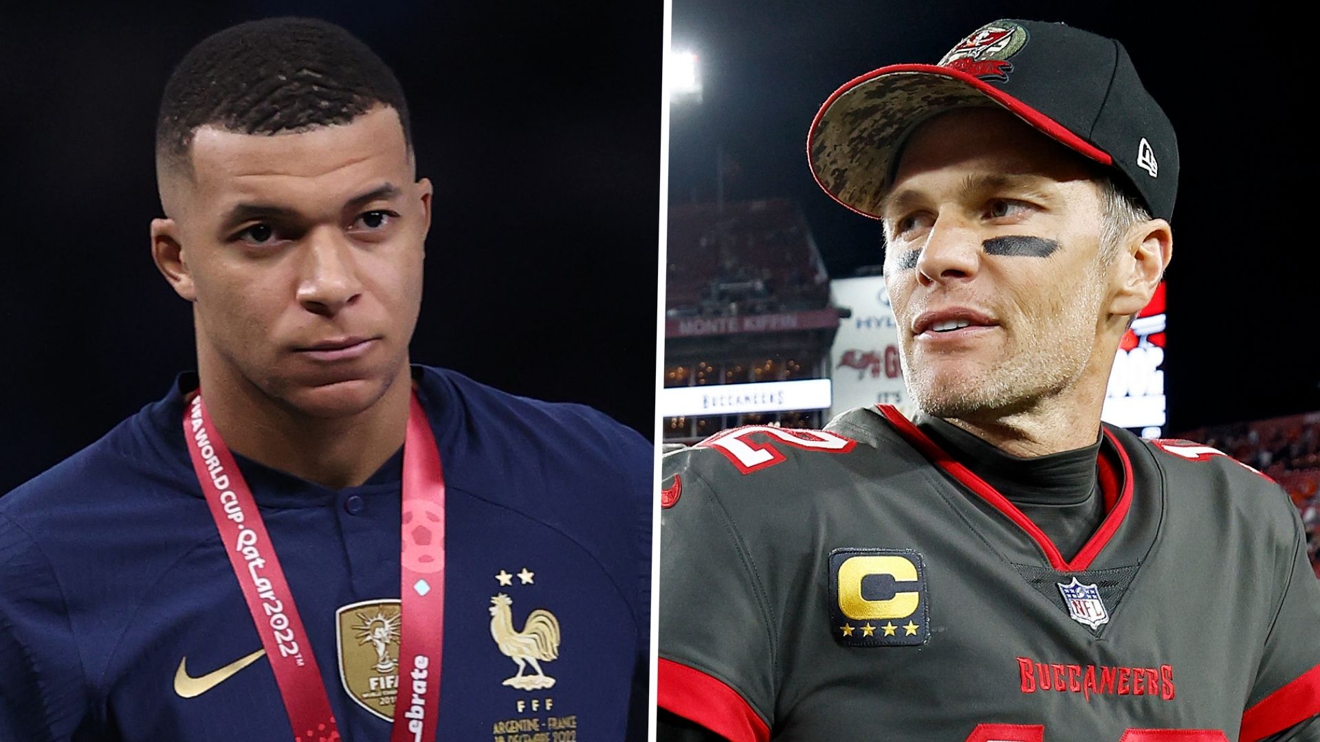 Kylian Mbappé Tom Brady NFL Superbowl