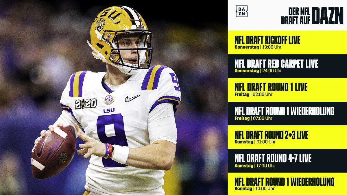 NFL Draft 2020 auf DAZN