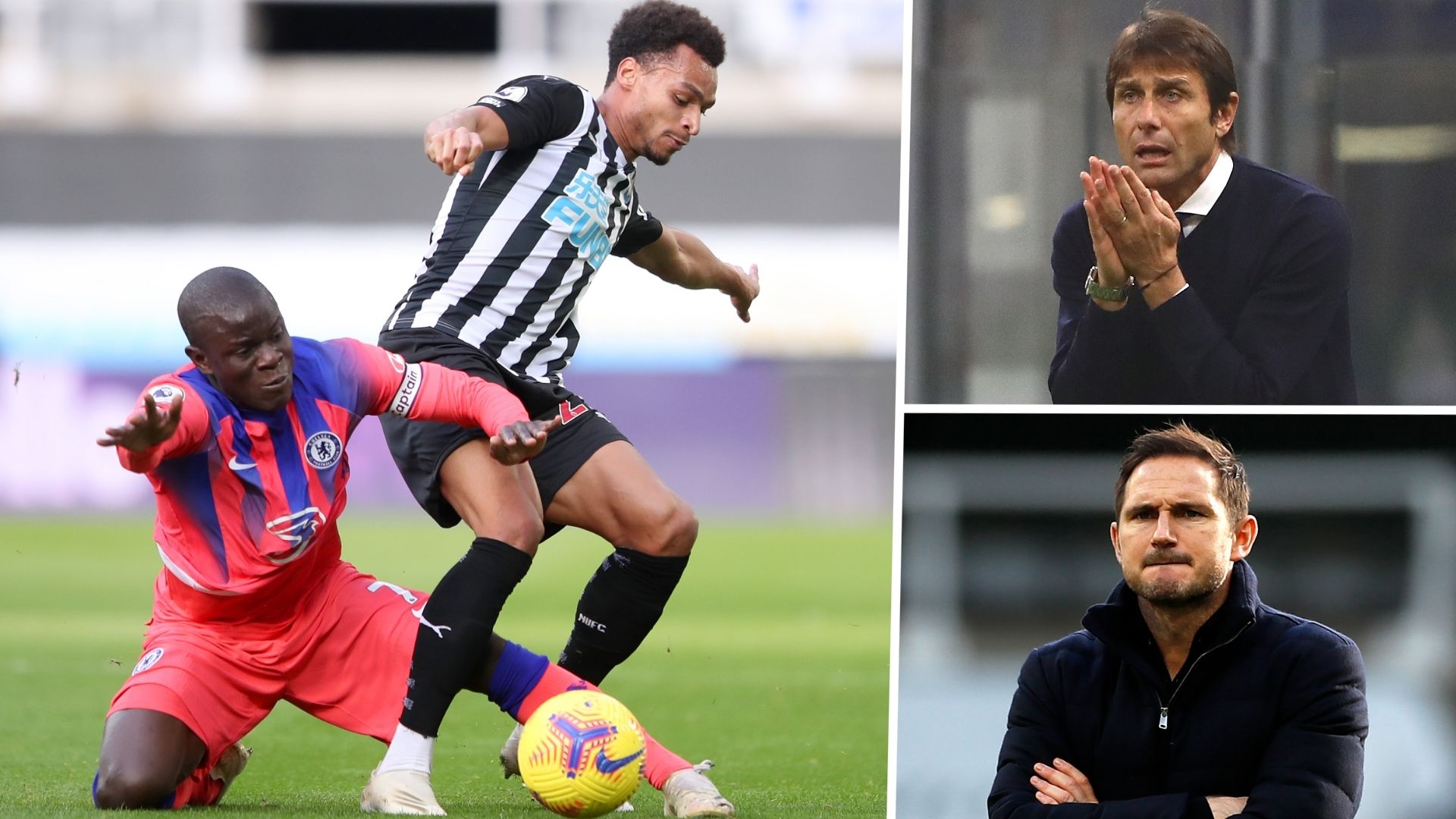 N'Golo Kante Frank Lampard Antonio Conte Chelsea GFX