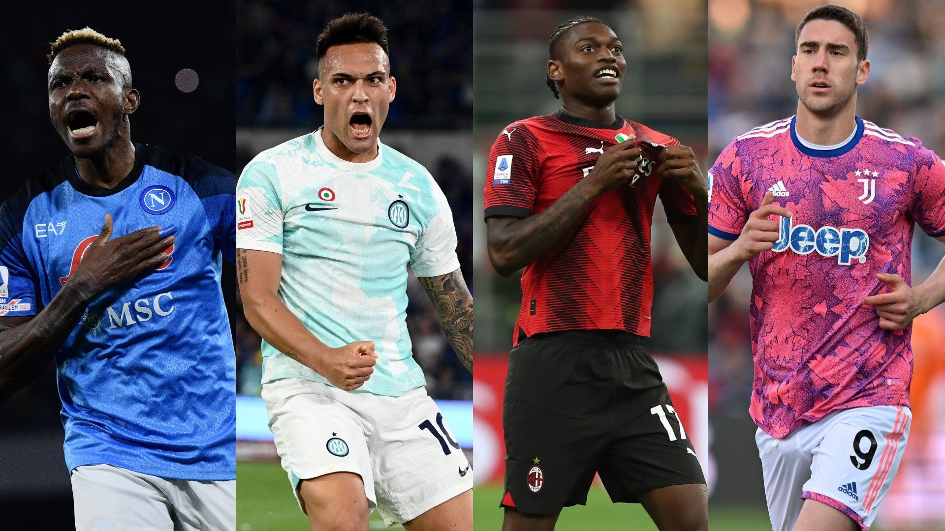 Osimhen Lautaro Leao Vlahovic