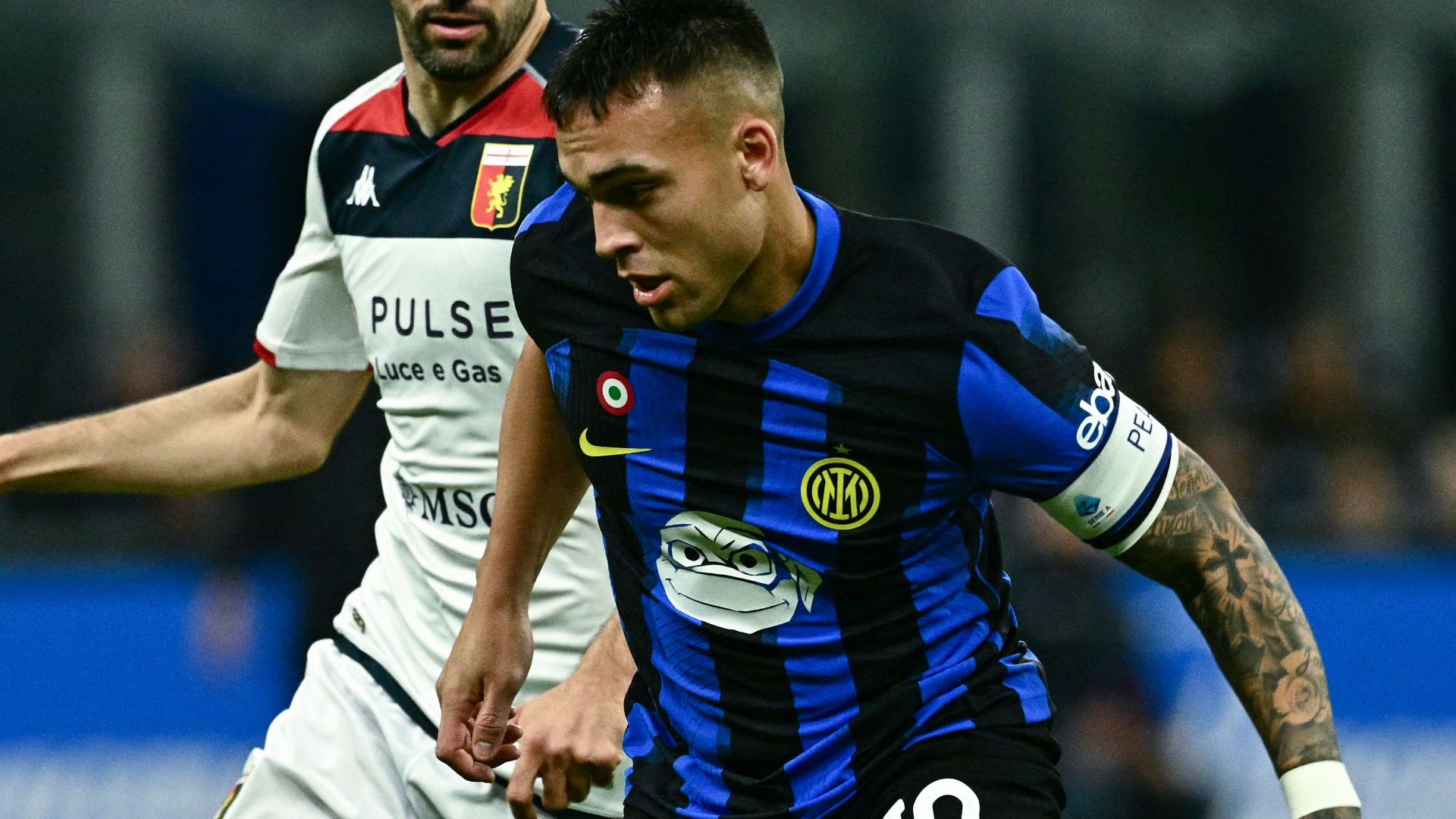 Lautaro Inter Genoa Tartarughe Ninja