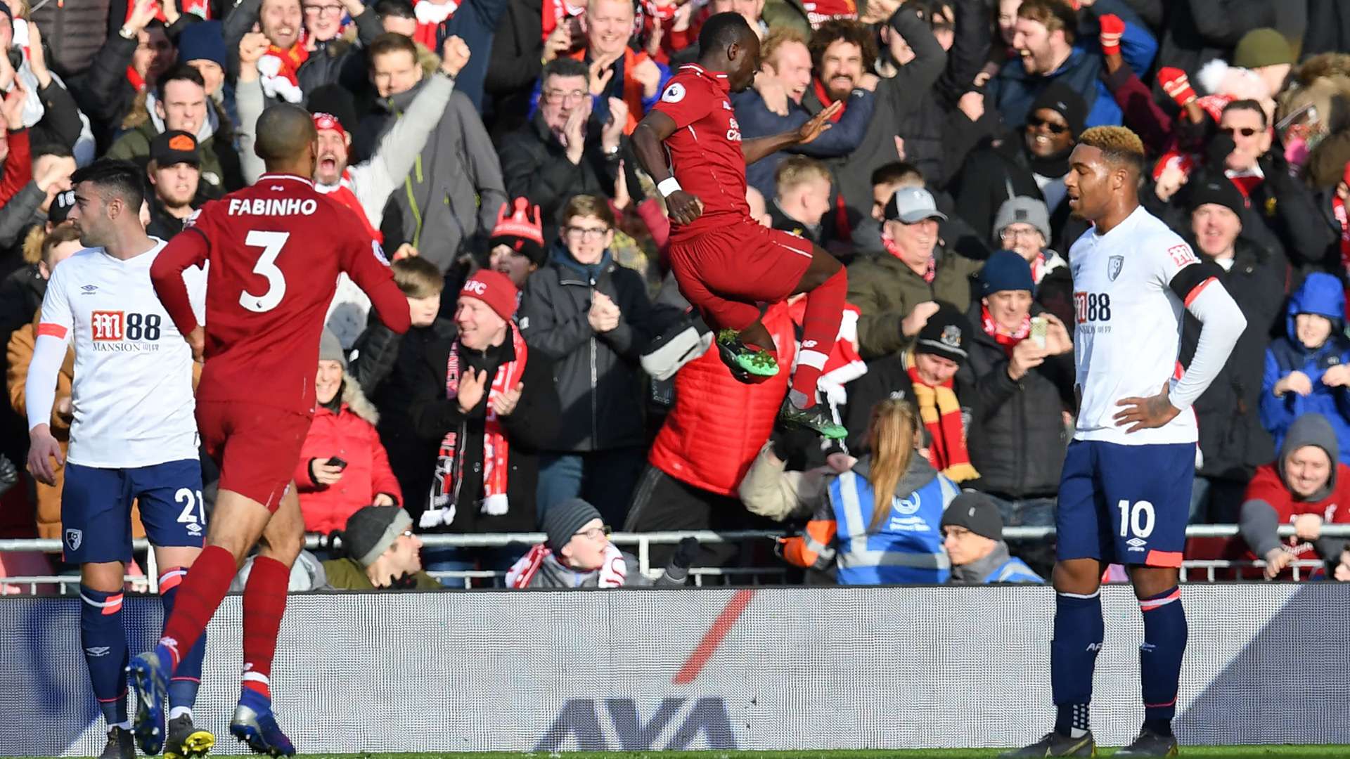 Sadio Mane Liverpool Bournemouth