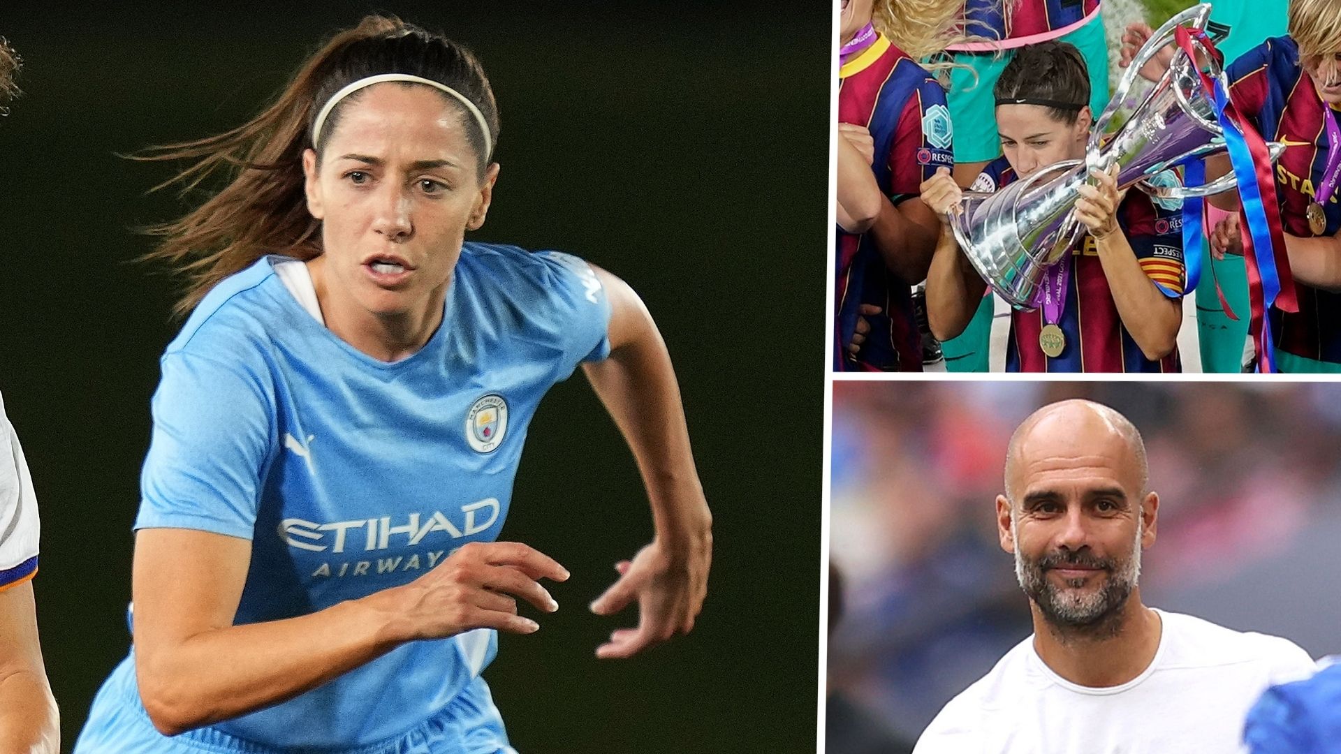 Vicky Losada Pep Guardiola composite