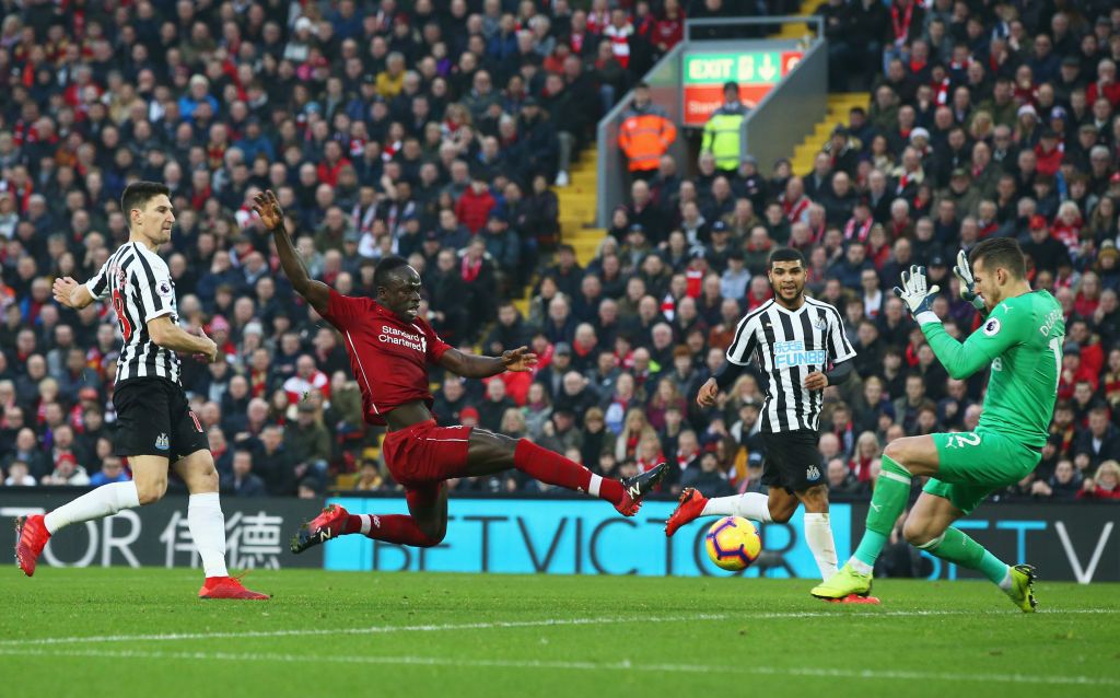 Sadio Mane Liverpool vs Newcastle Premier League 261218