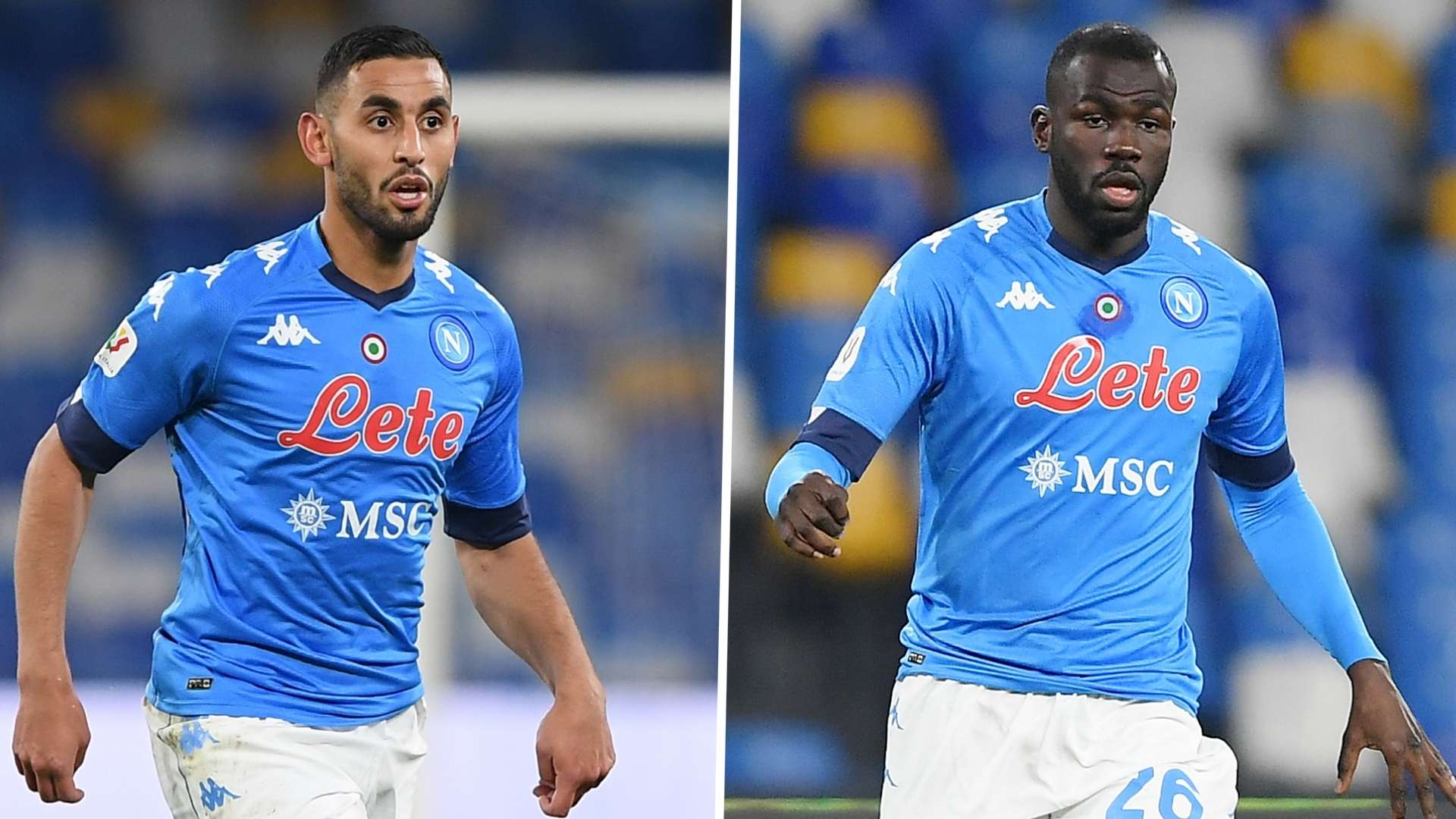 Faouzi Ghoulam Kalidou Koulibaly Napoli