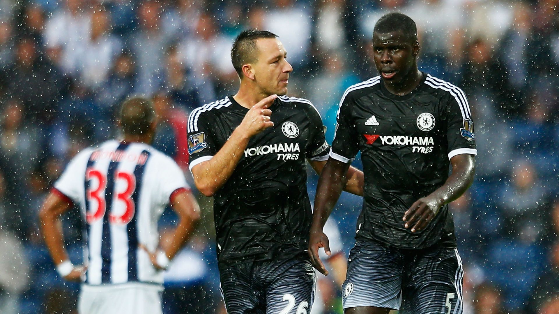 Kurt Zouma and John Terry