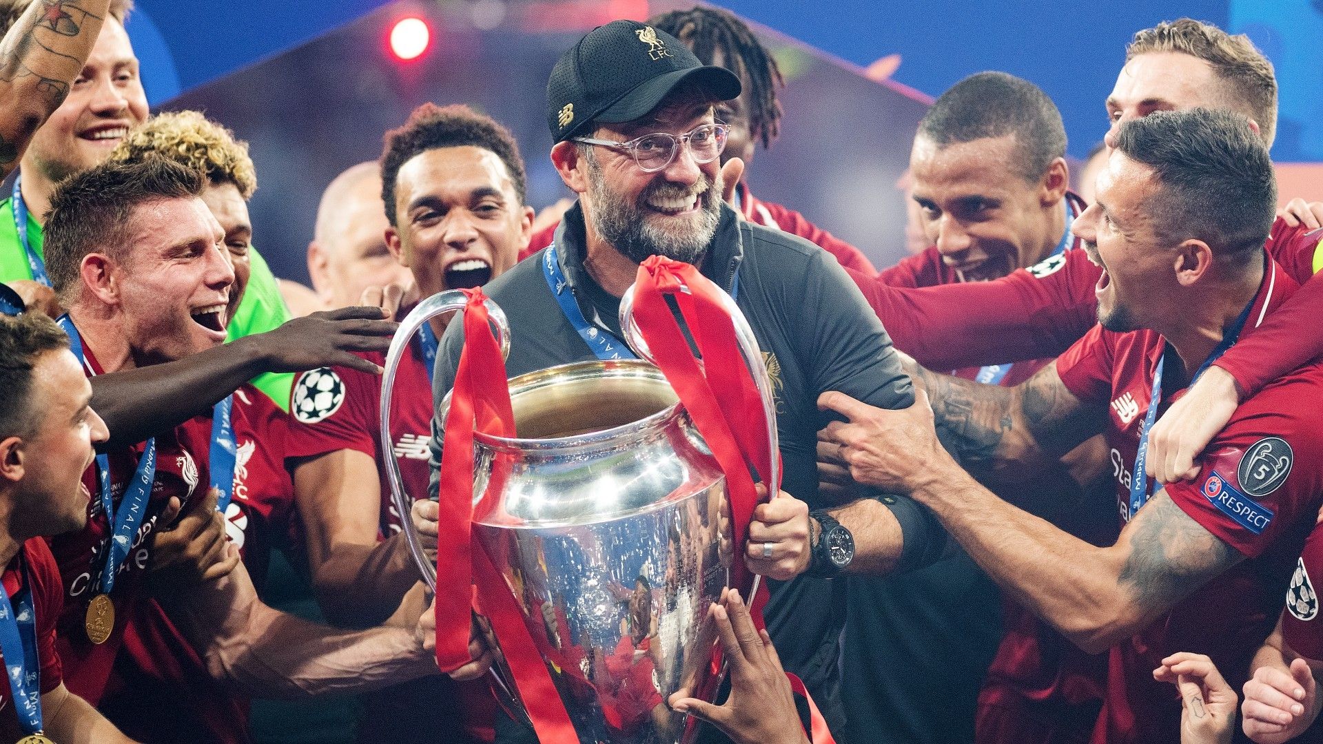 Jurgen Klopp Liverpool Champions League trophy 2019