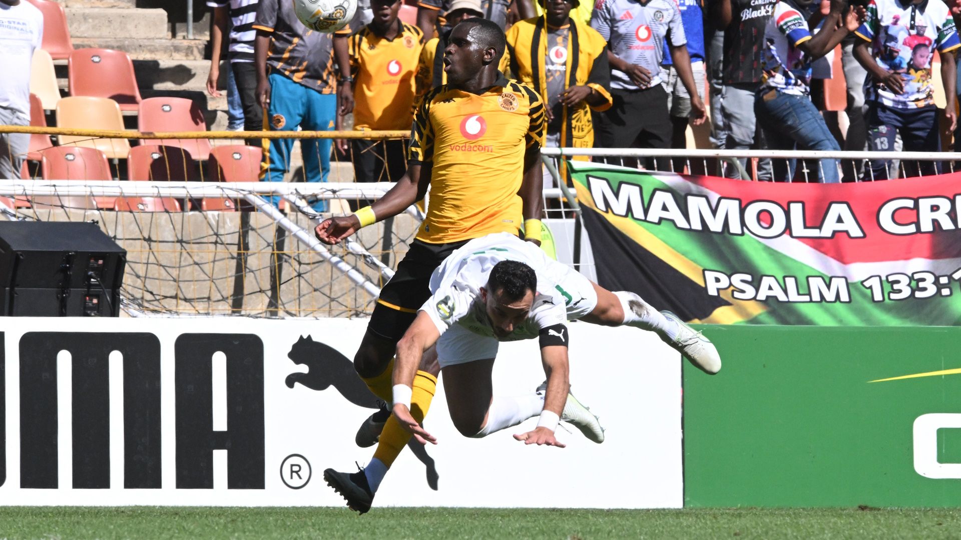 Flavio da Silva and Ahmed Mansour, Kaizer Chiefs vs Al Masry, February 2026