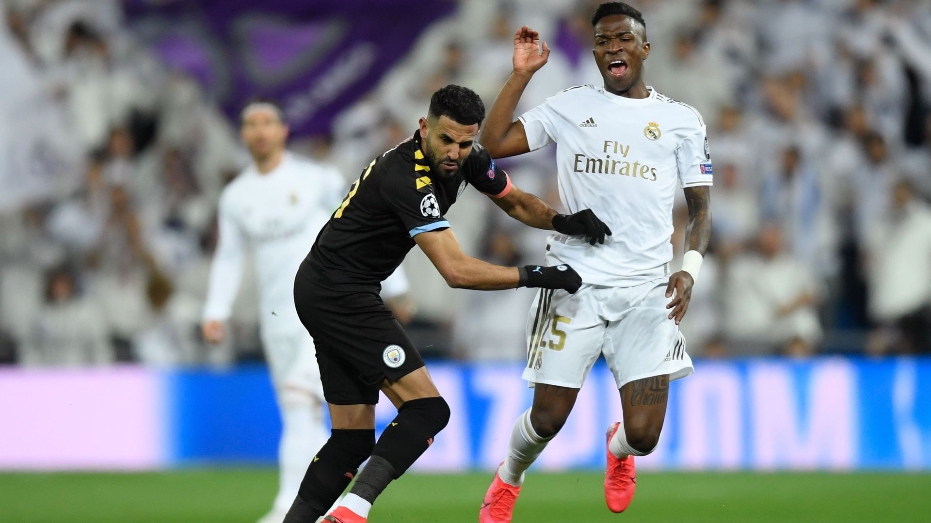 Vinicius Junior Riyad Mahrez Manchester City Champions League 2020