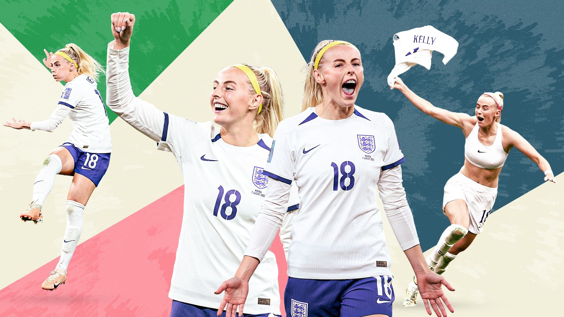 Chloe Kelly England World Cup graphic