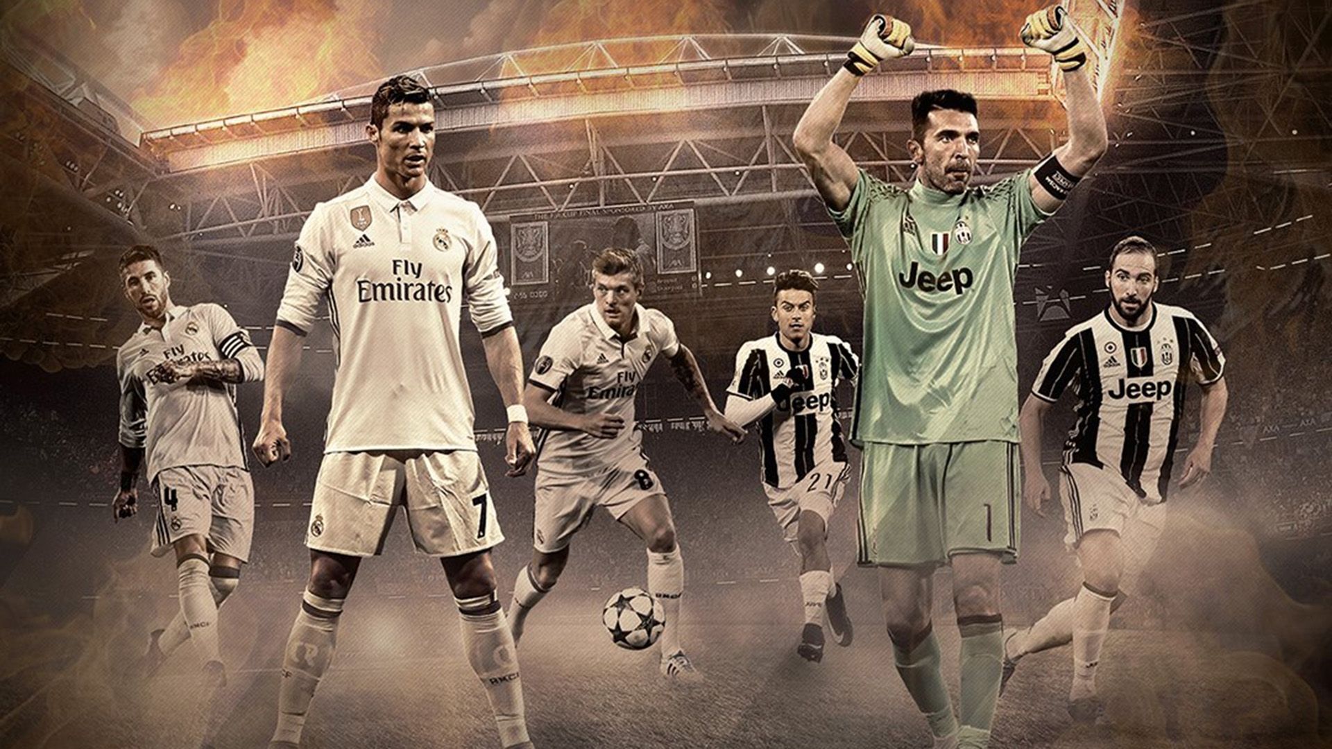 GFX Juventus Real Madrid