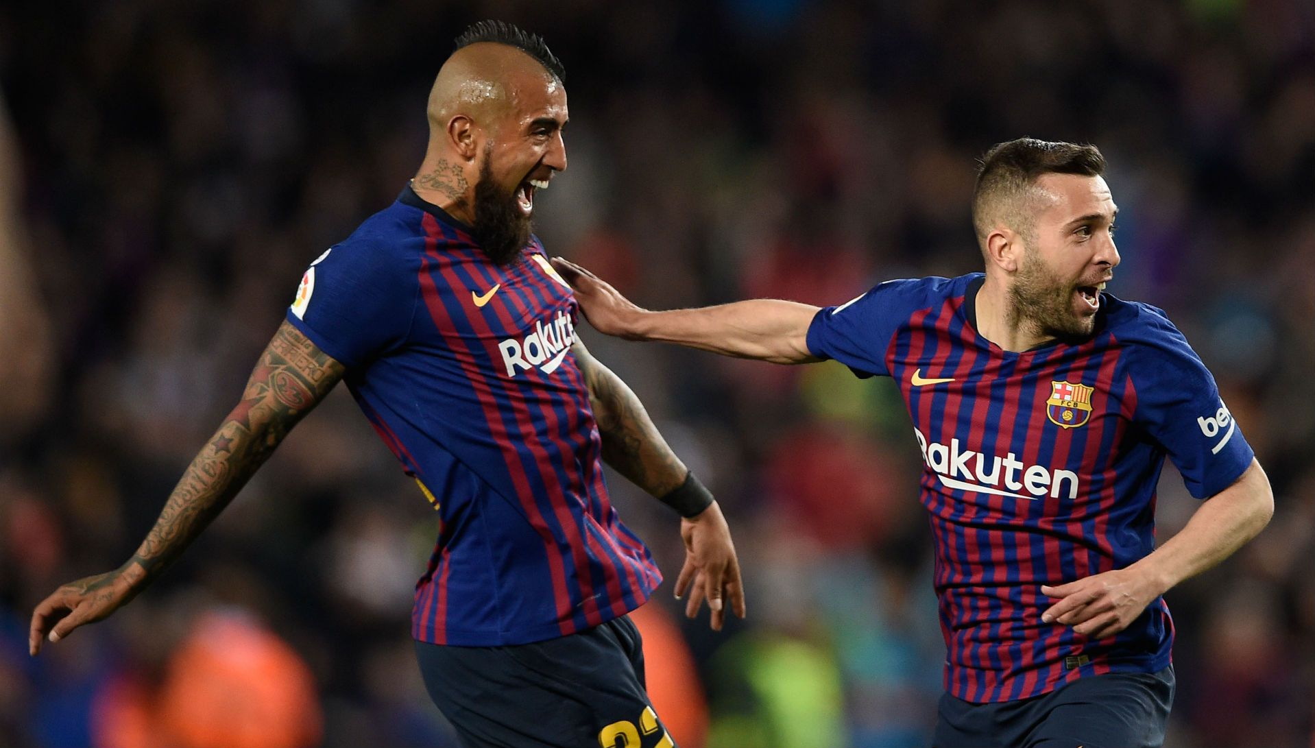 200419 Arturo Vidal Jordi Alba Barcelona Real Sociedad