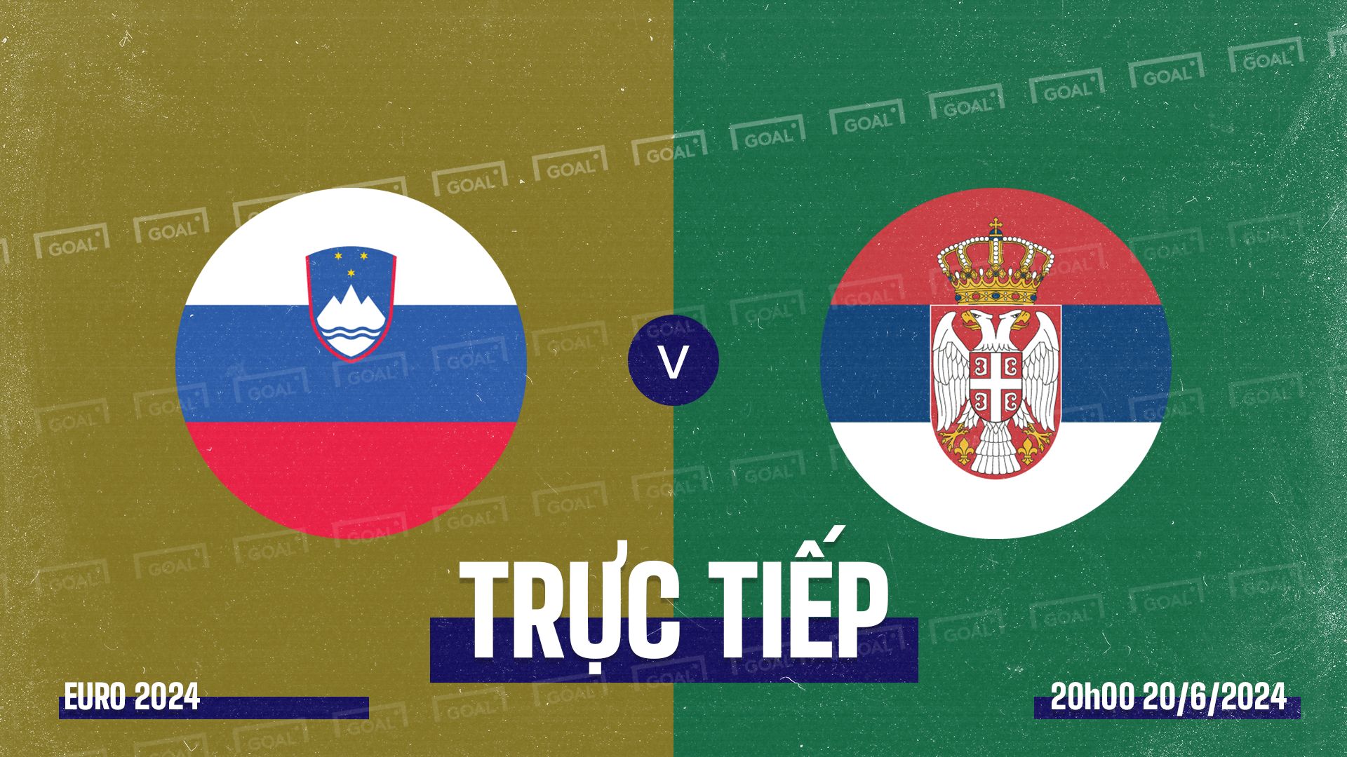 Slovenia vs Serbia EURO 2024 GFX