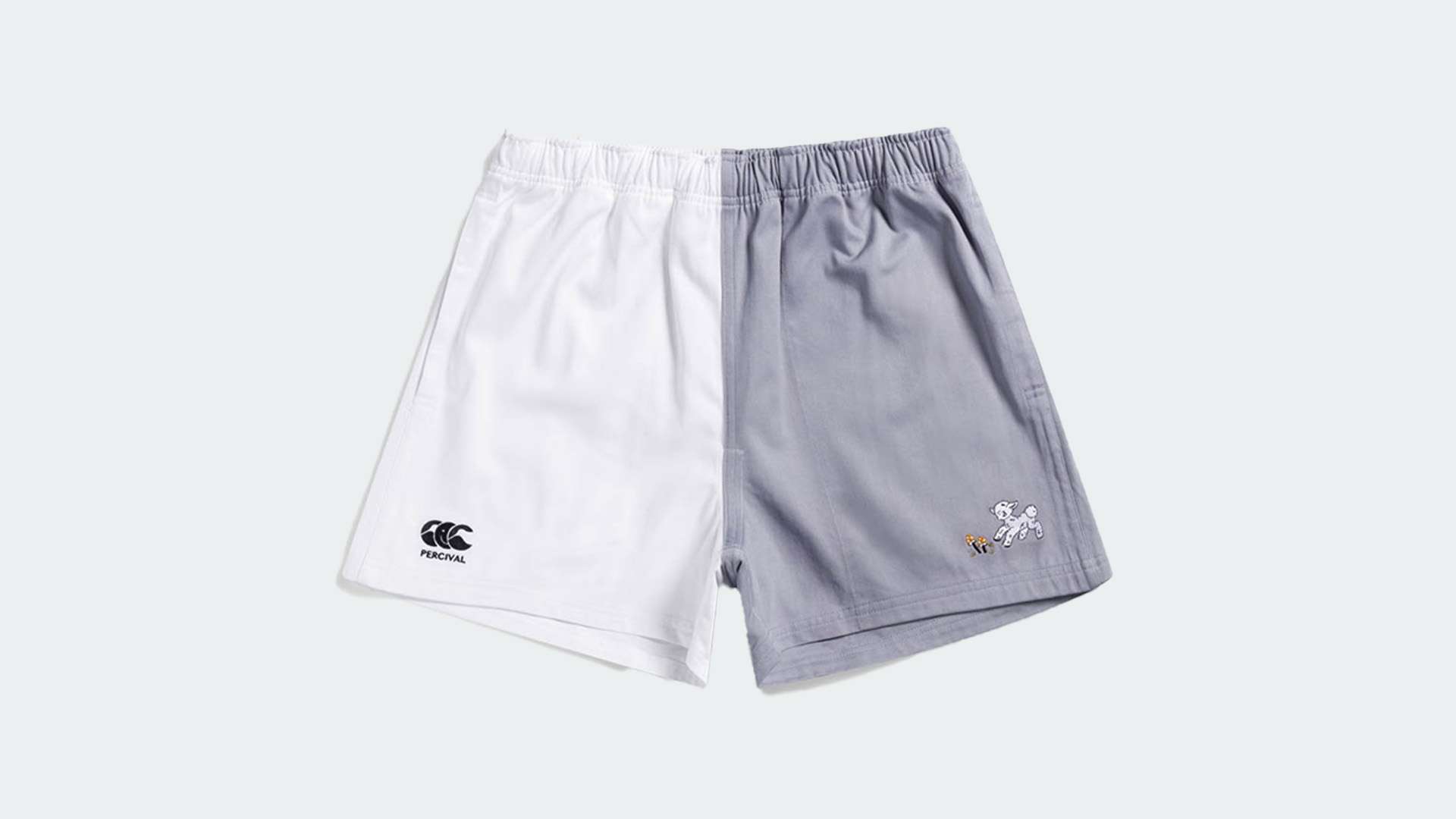 Rugby Shorts - White and Grey