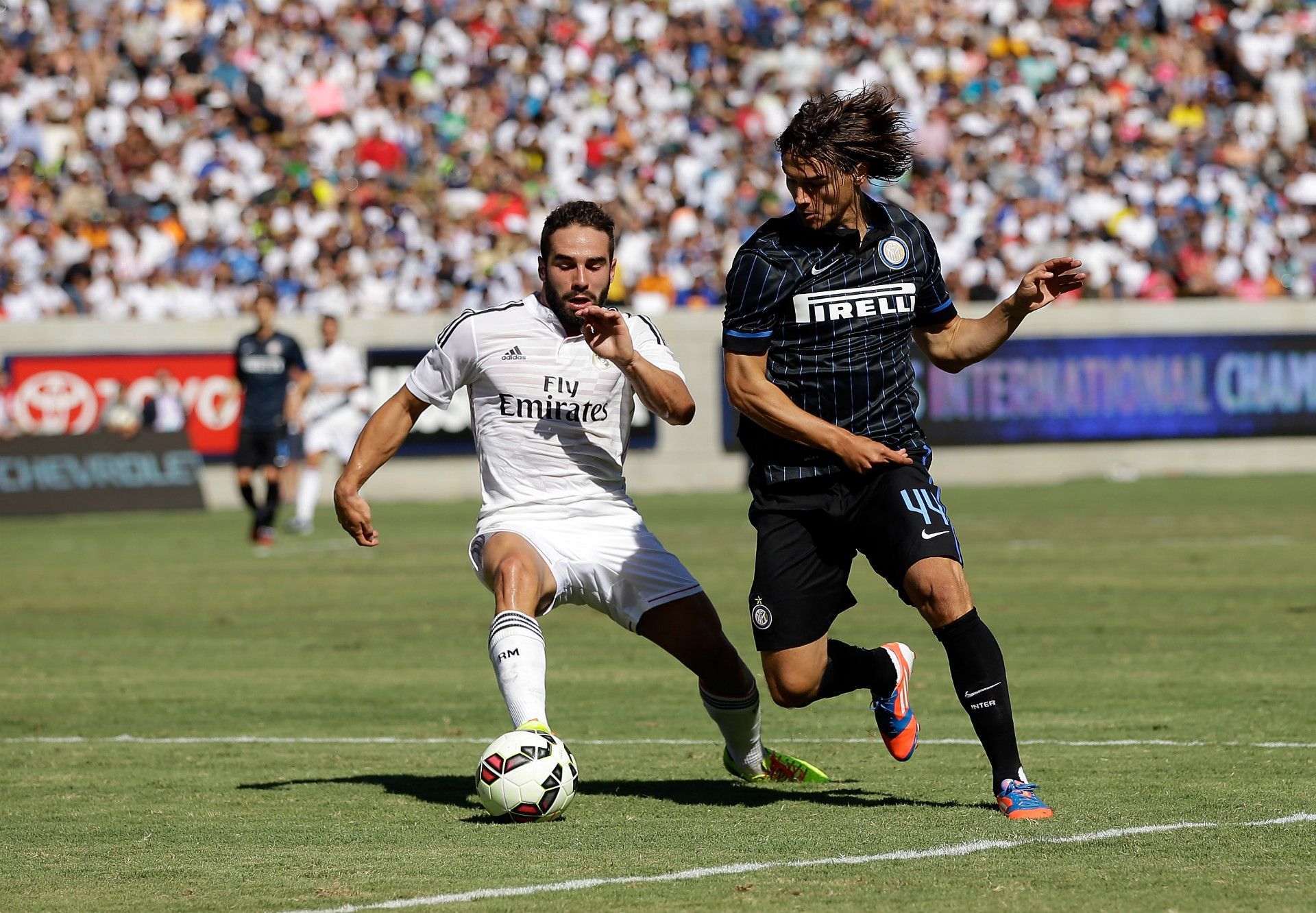 Dani Carvajal Rene Krhin  Real Madrid Inter Milan Friendly Game 07262014