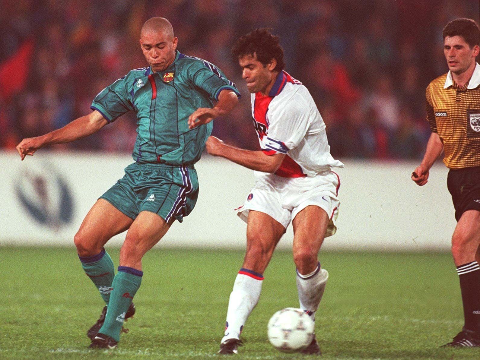 1995-96 Bareclona away kit