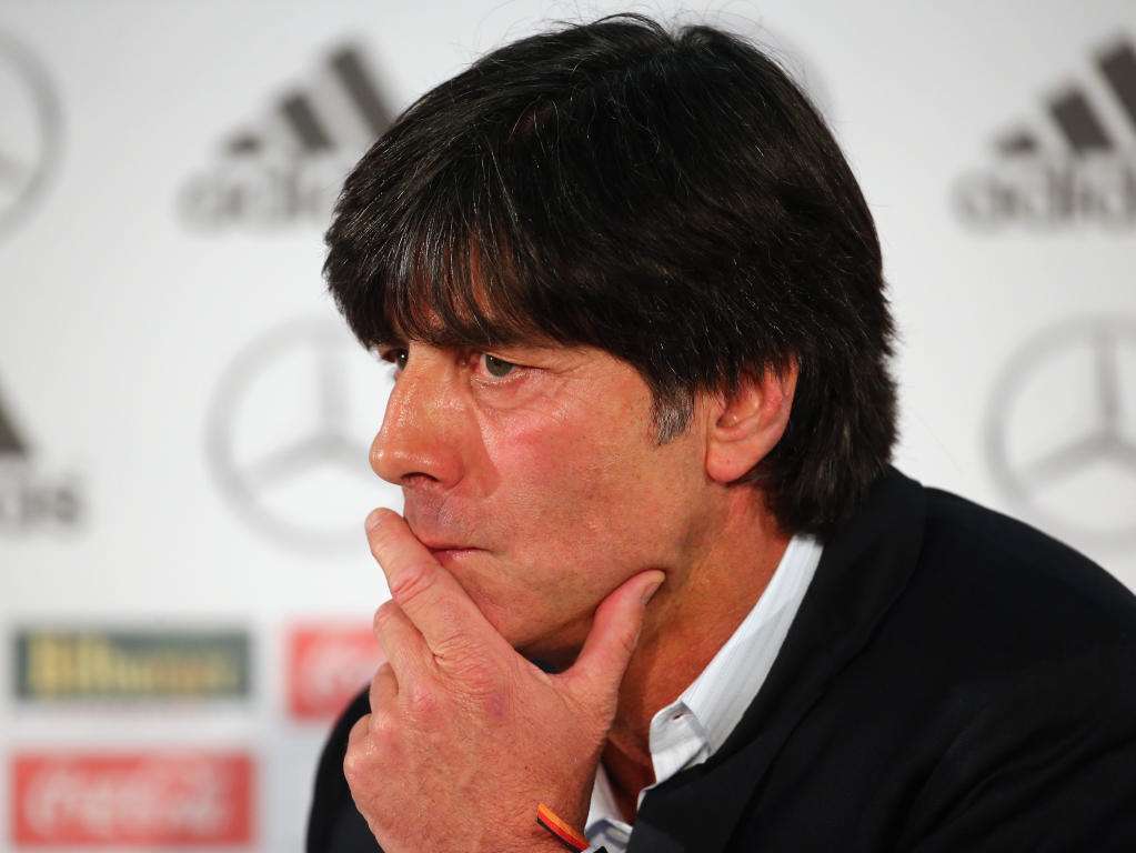 Joachim Low during presentation of DFB squad