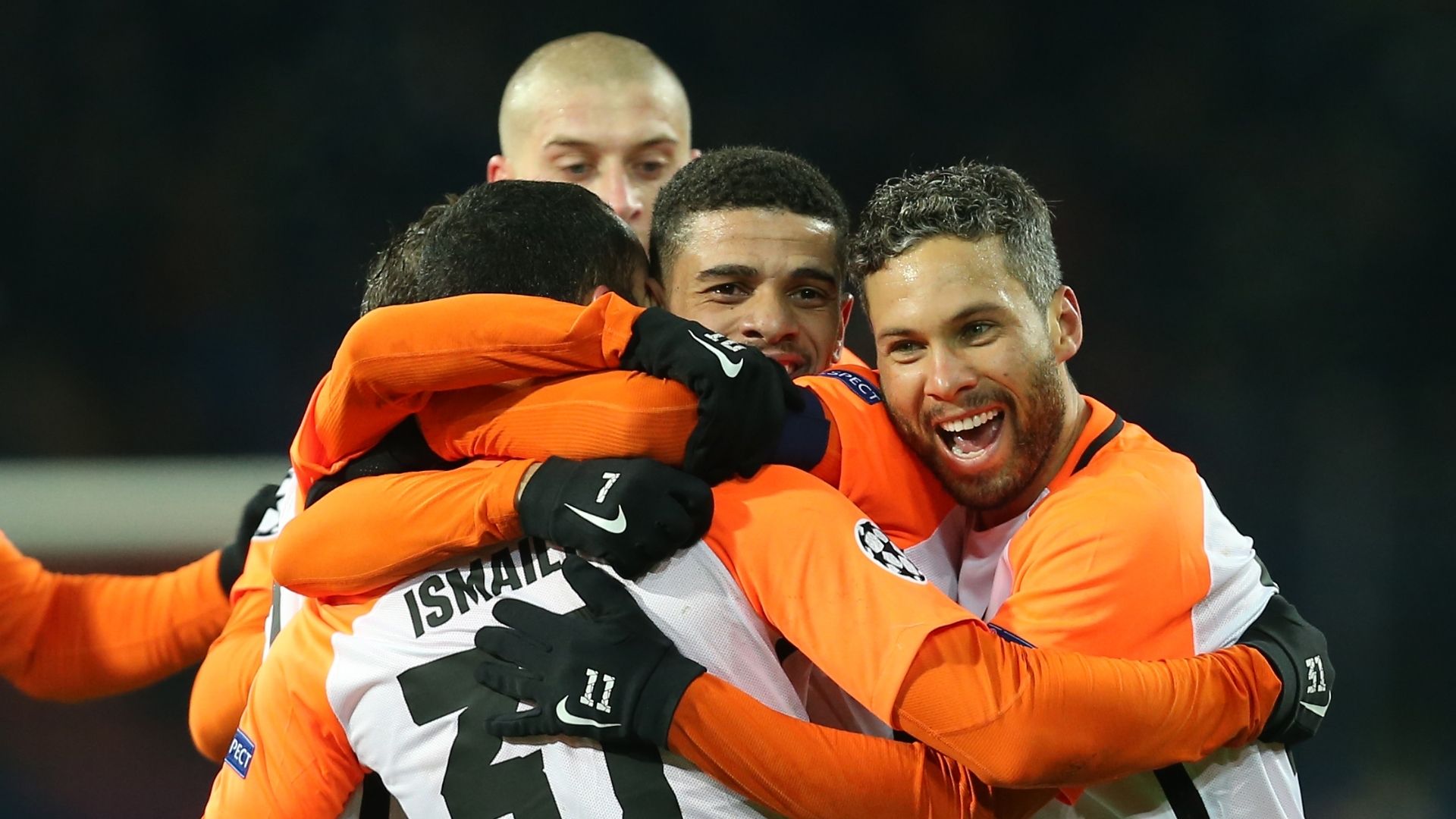 Shakhtar Donetsk celebrate